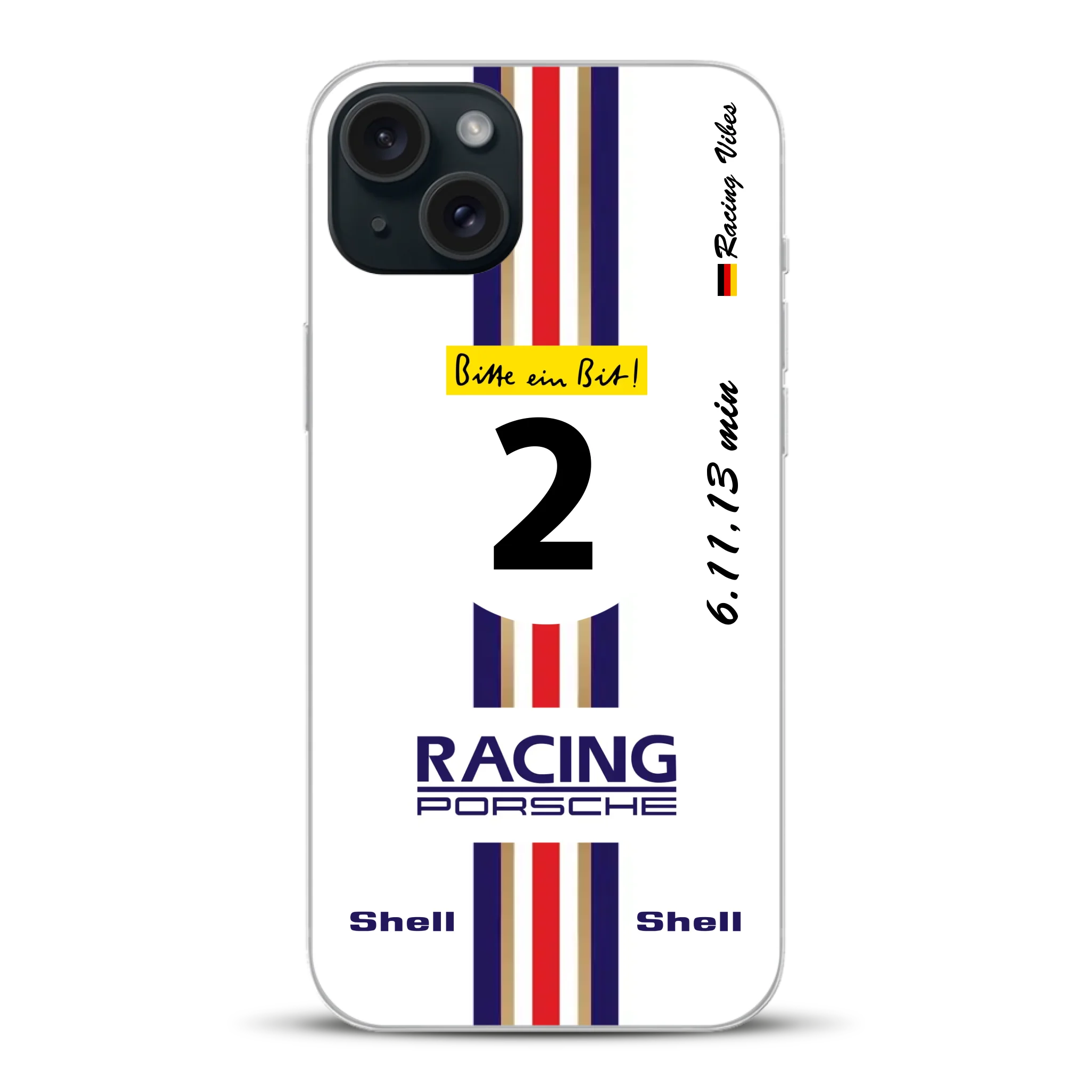 956K #2 Bellof Rekordrunde Nordschleife 1983 Livery - Custodia per cellulare personalizzata per iPhone