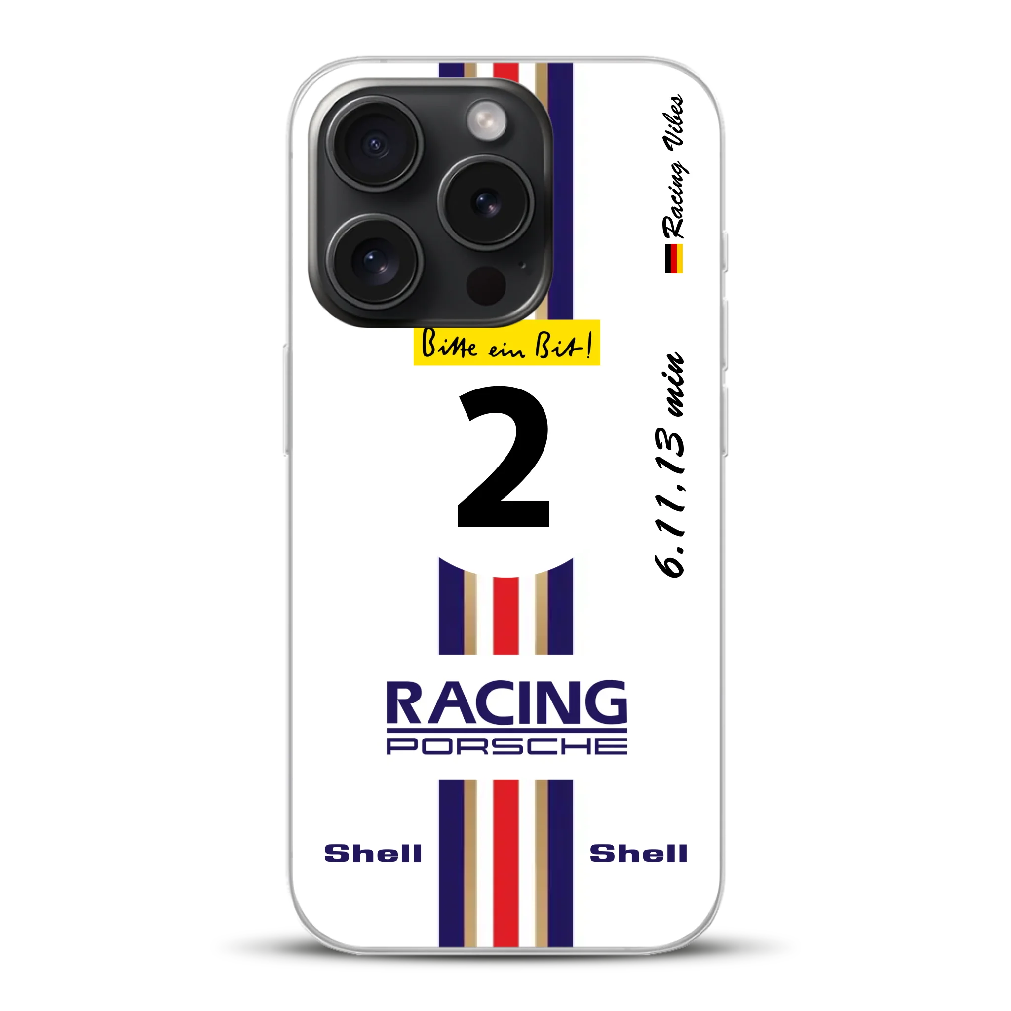 956K #2 Bellof Rekordrunde Nordschleife 1983 Livery - Custodia per cellulare personalizzata per iPhone