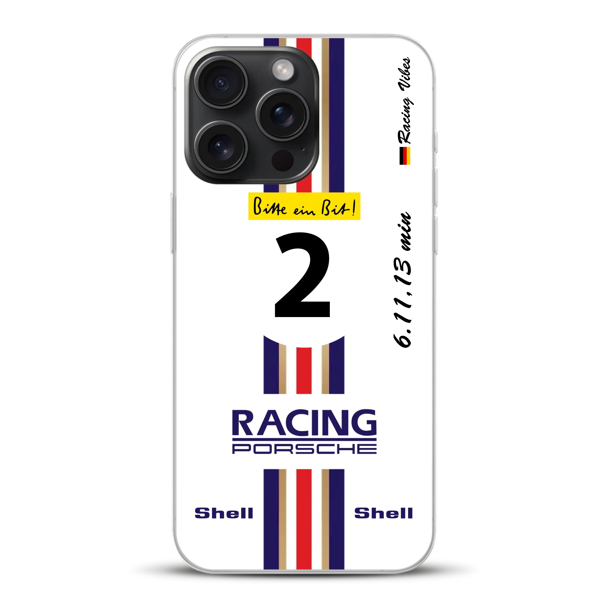 956K #2 Bellof Rekordrunde Nordschleife 1983 Livery - Custodia per cellulare personalizzata per iPhone