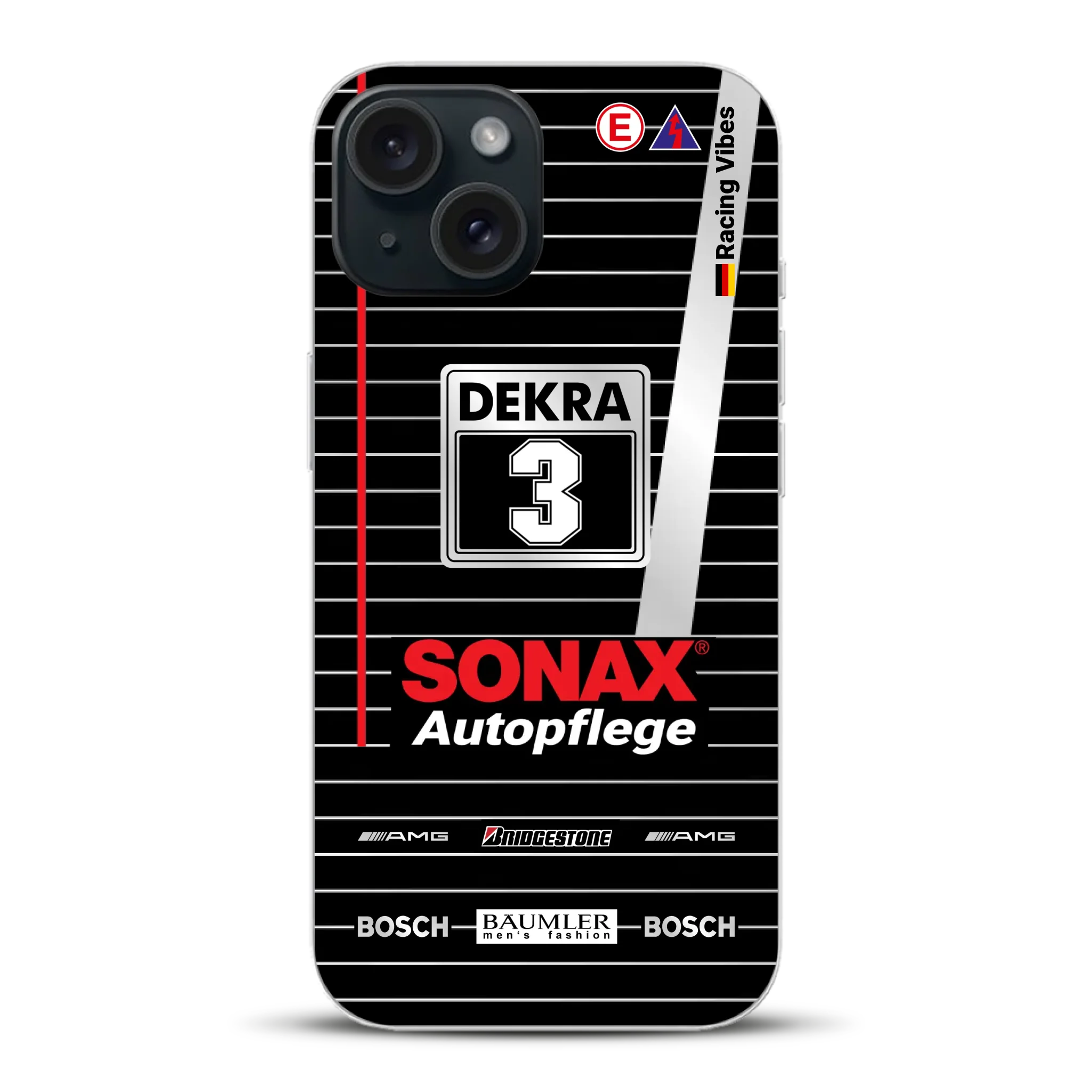 190E Evo II #3 DTM Champion 1992 Livery - Custodia per cellulare personalizzata per iPhone