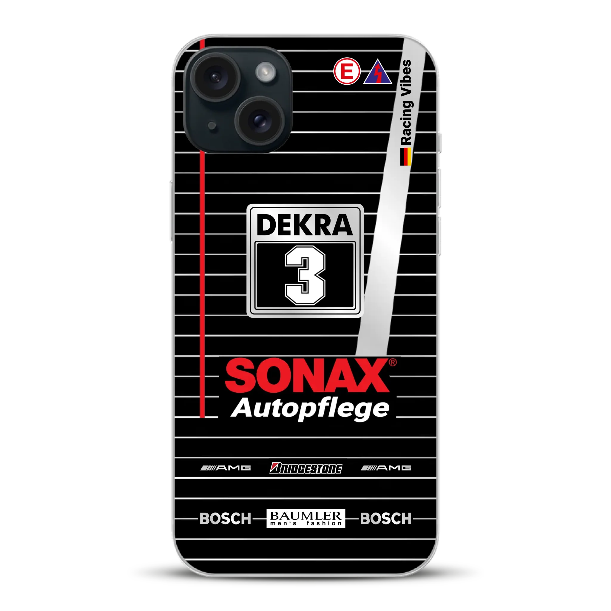 190E Evo II #3 DTM Champion 1992 Livery - Custodia per cellulare personalizzata per iPhone