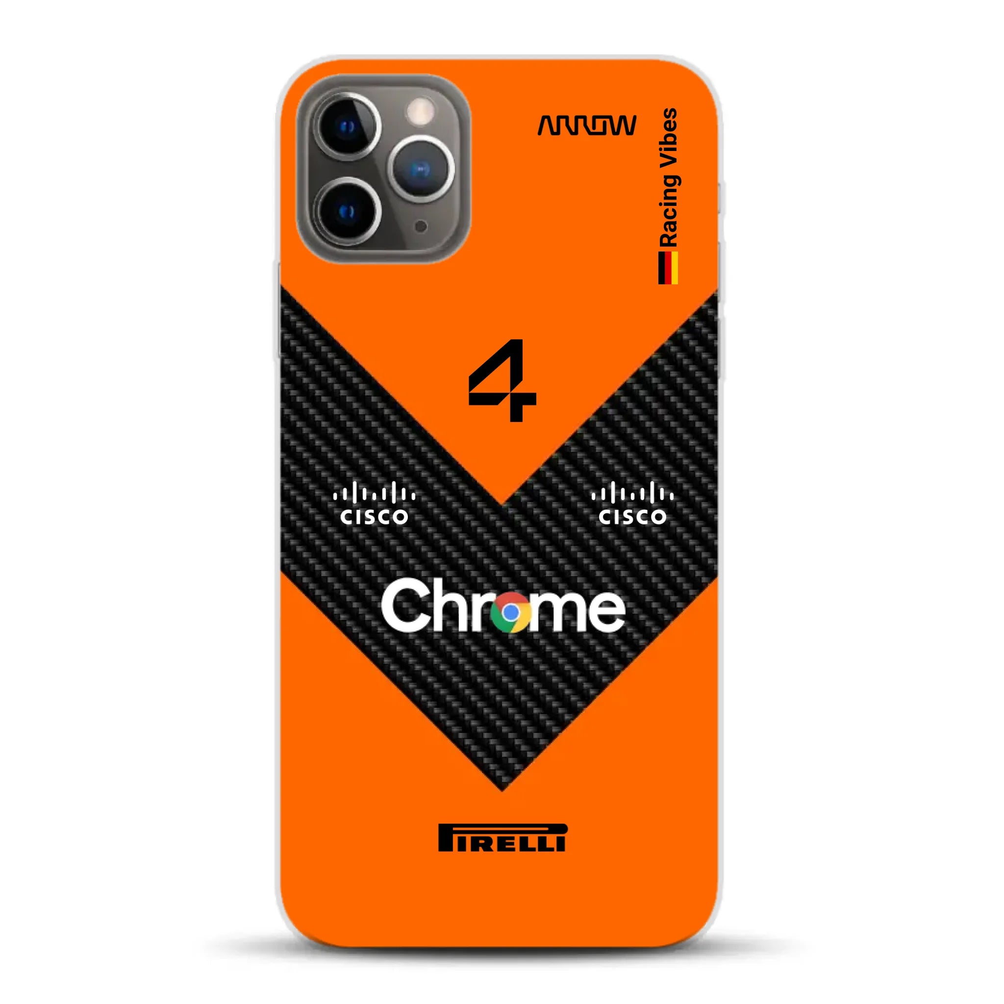 McL F1 2025 MCL39 Livery - Custodia per cellulare personalizzata per iPhone