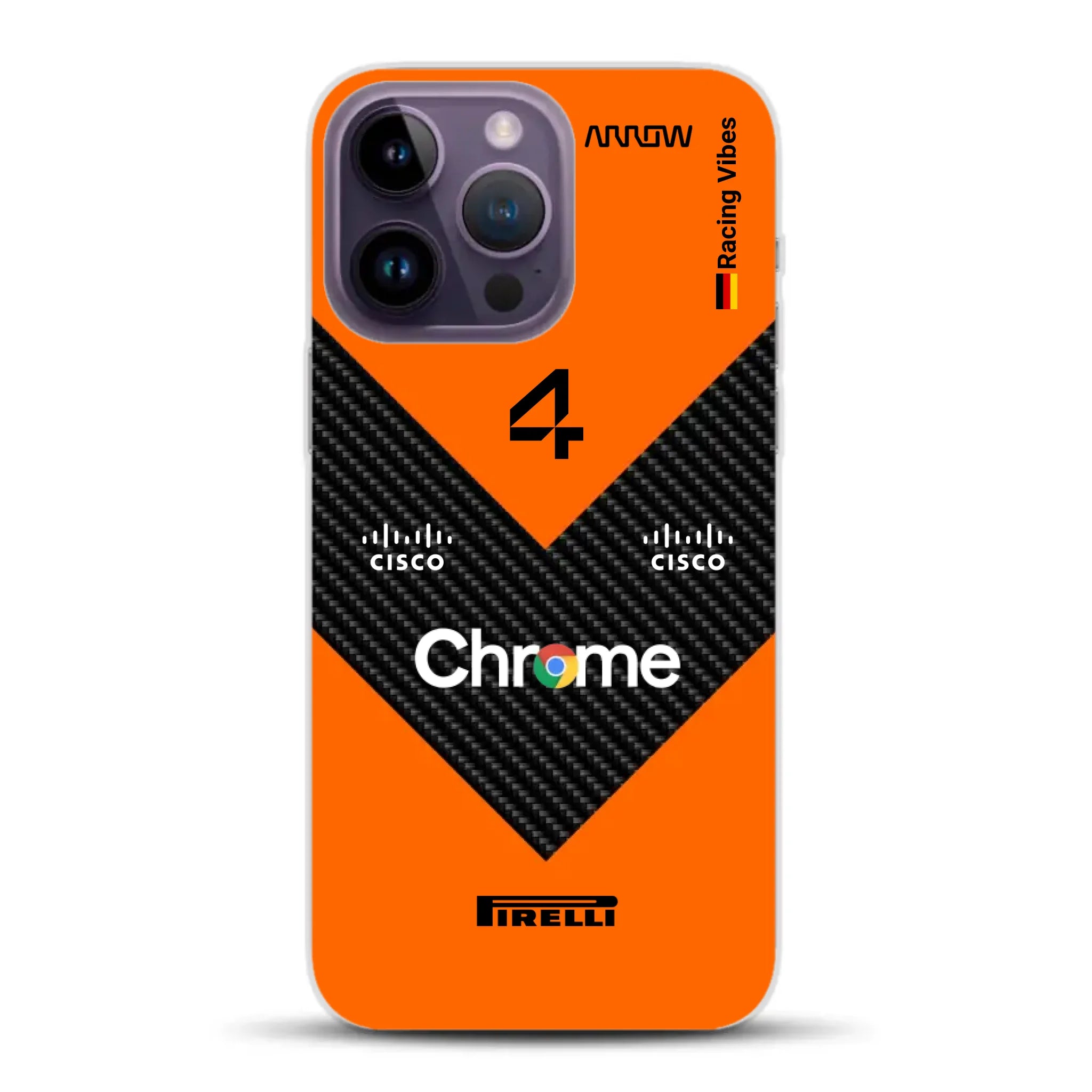 McL F1 2025 MCL39 Livery - Individuelle Handyhülle für iPhone
