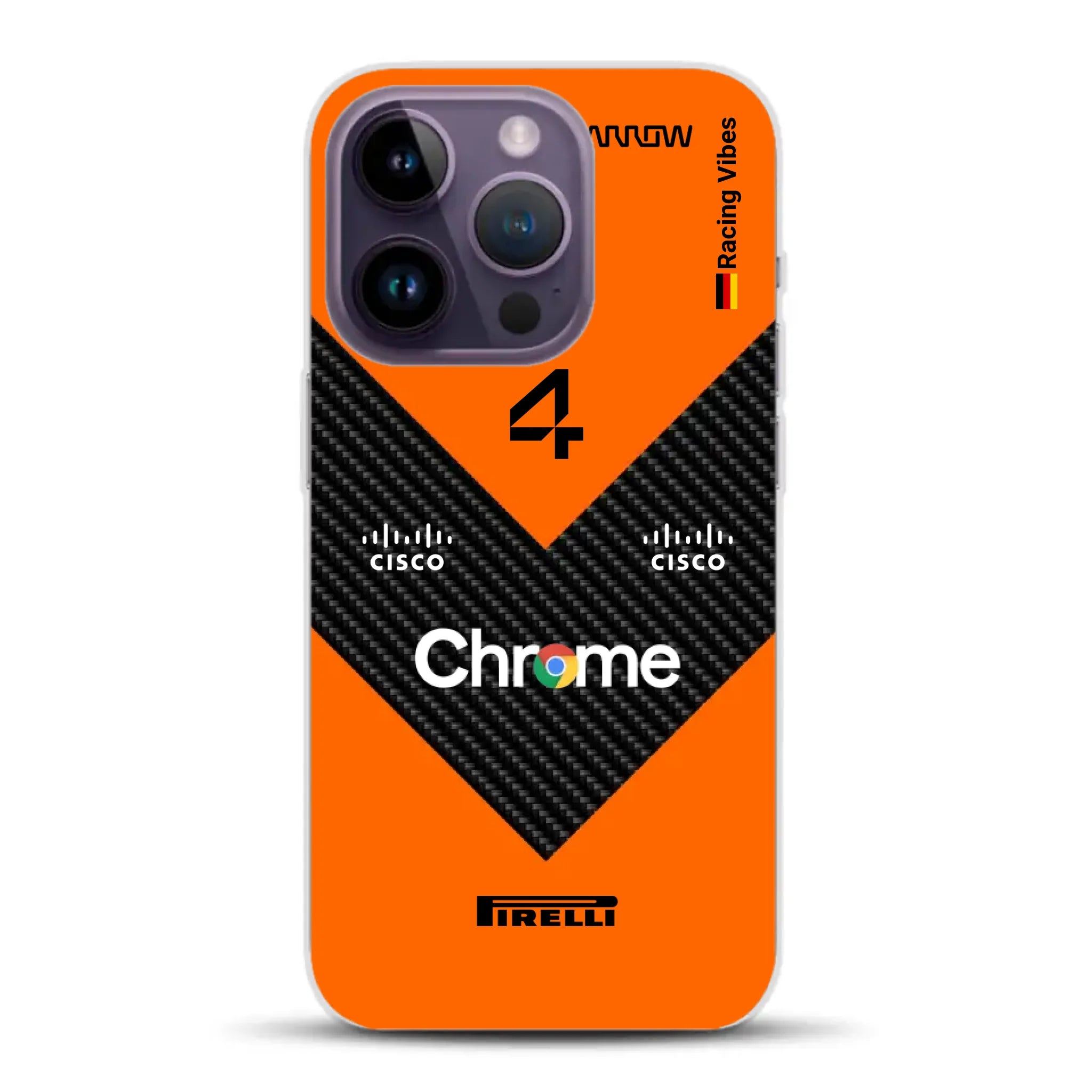 McL F1 2025 MCL39 Livery - Individuelle Handyhülle für iPhone