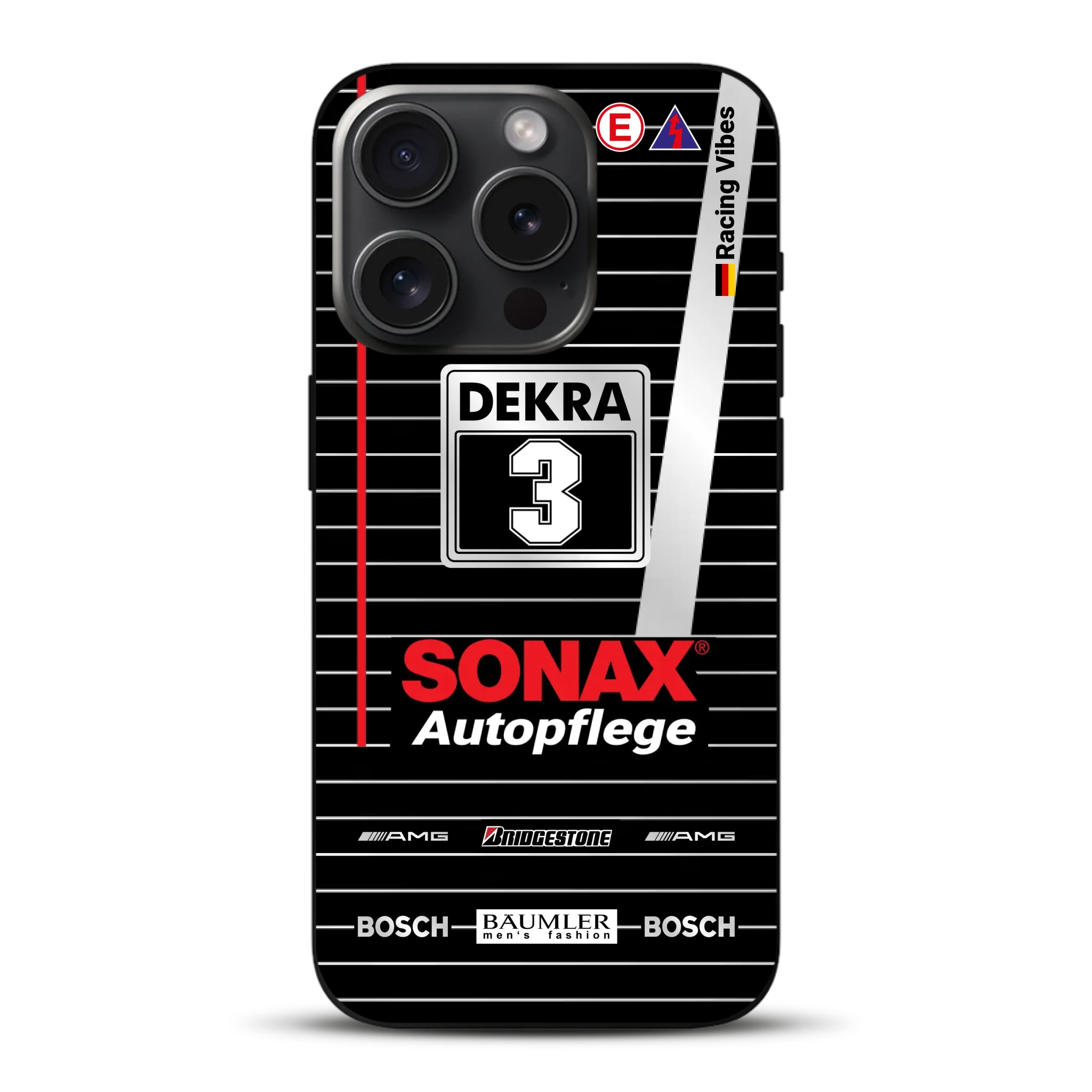 190E Evo II #3 DTM Champion 1992 Livery - Custodia per cellulare personalizzata per iPhone