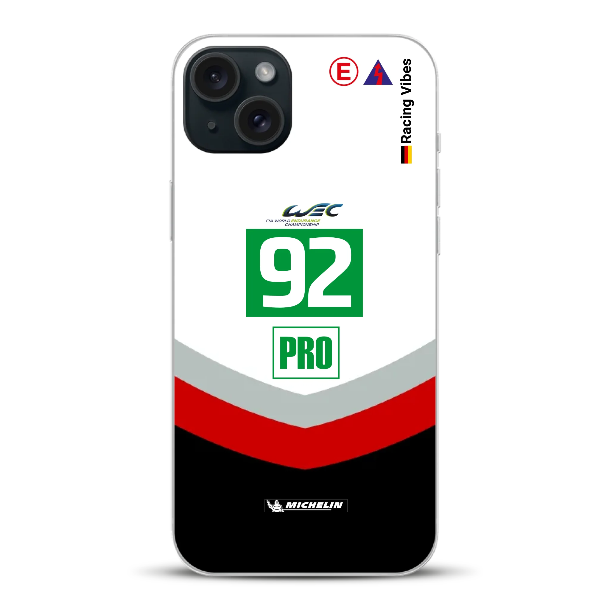911 RSR 2017 Livery - Custodia per cellulare personalizzata per iPhone