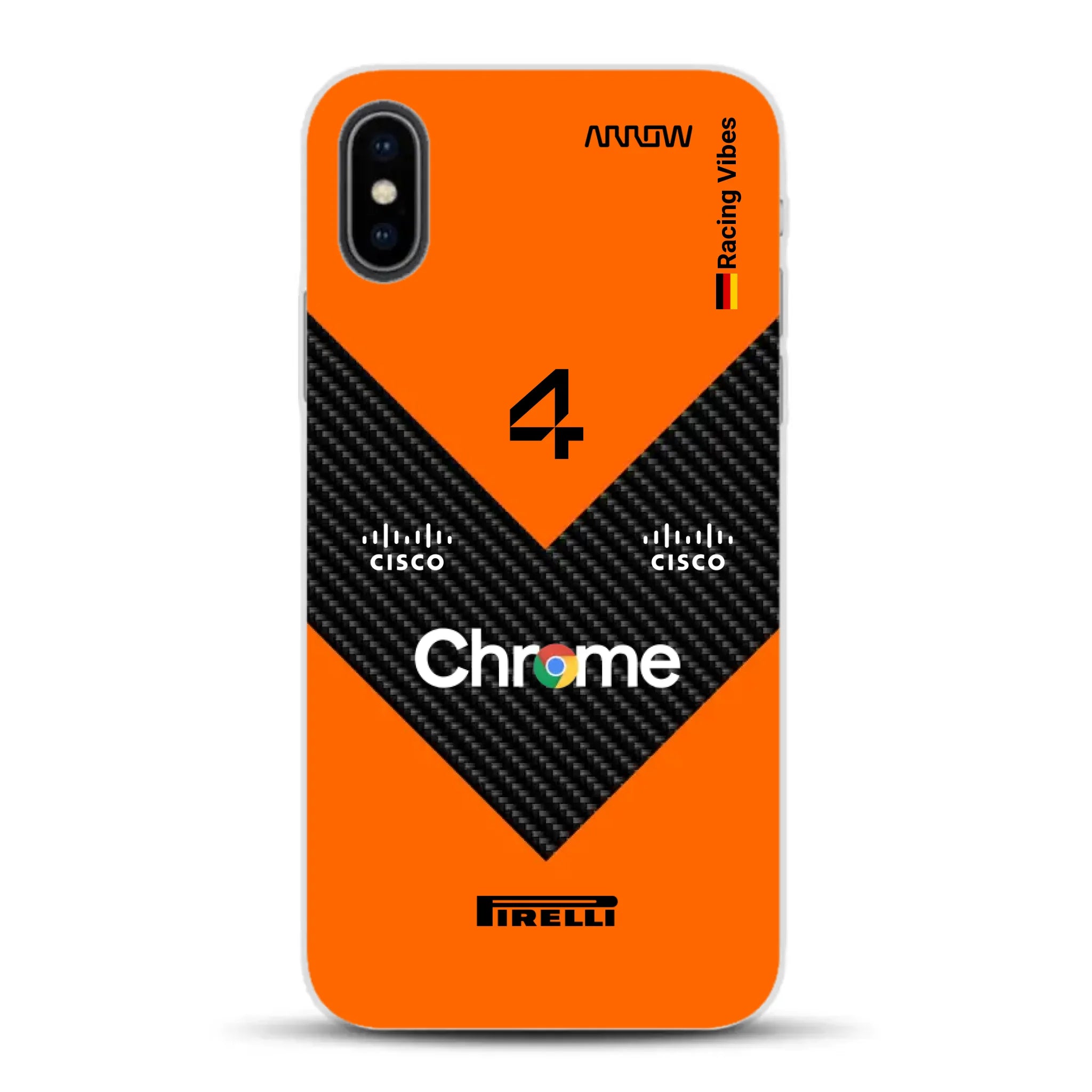 McL F1 2025 MCL39 Livery - Individuelle Handyhülle für iPhone