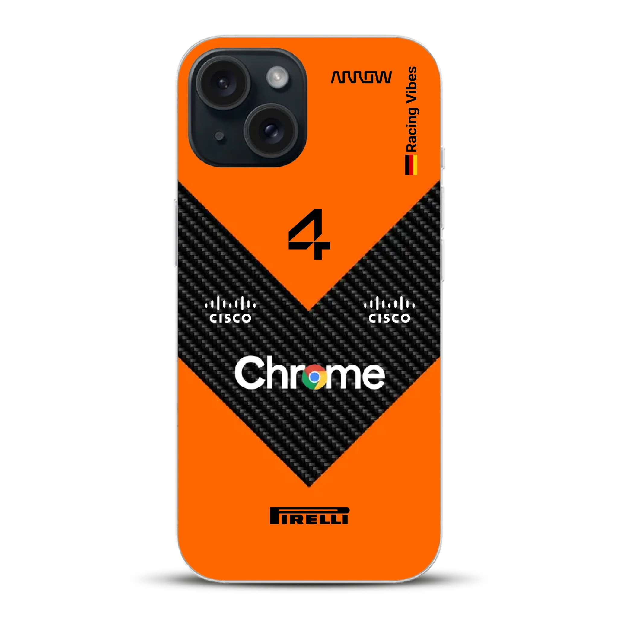 McL F1 2025 MCL39 Livery - Individuelle Handyhülle für iPhone