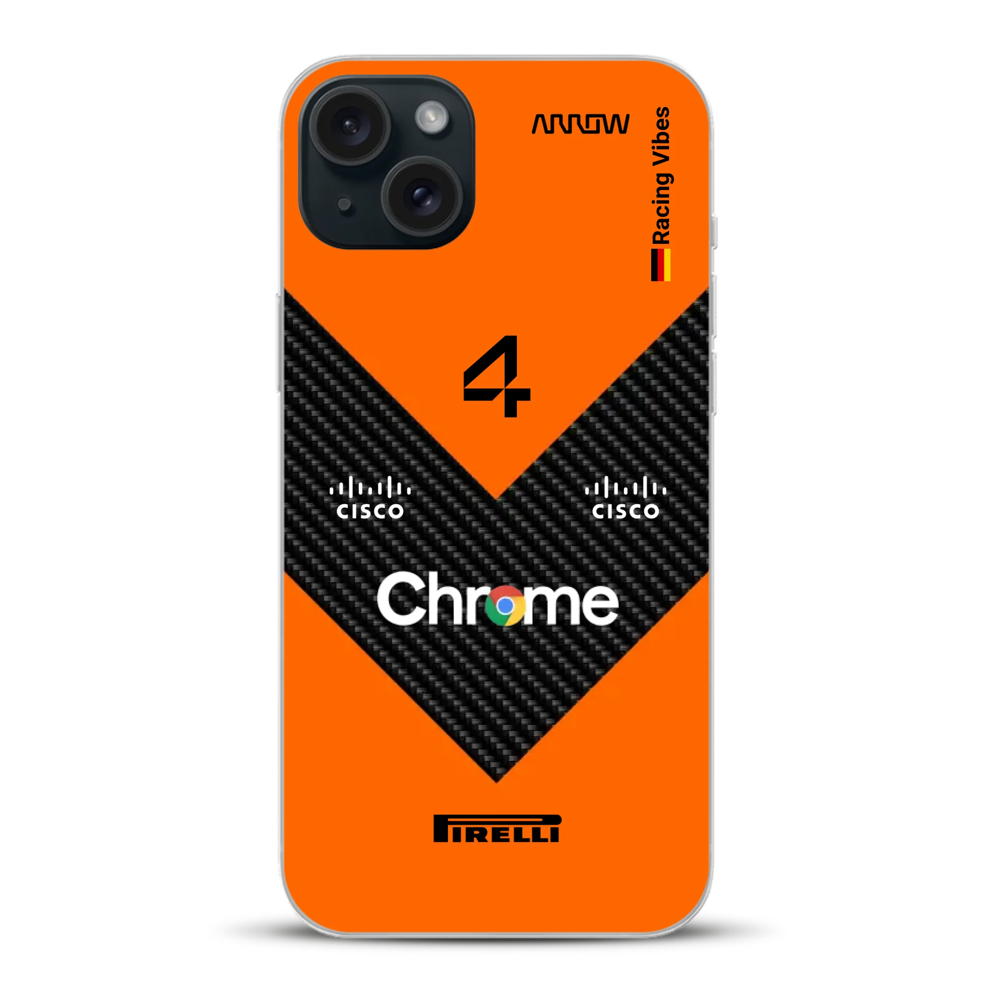 McL F1 2025 MCL39 Livery - Individuelle Handyhülle für iPhone