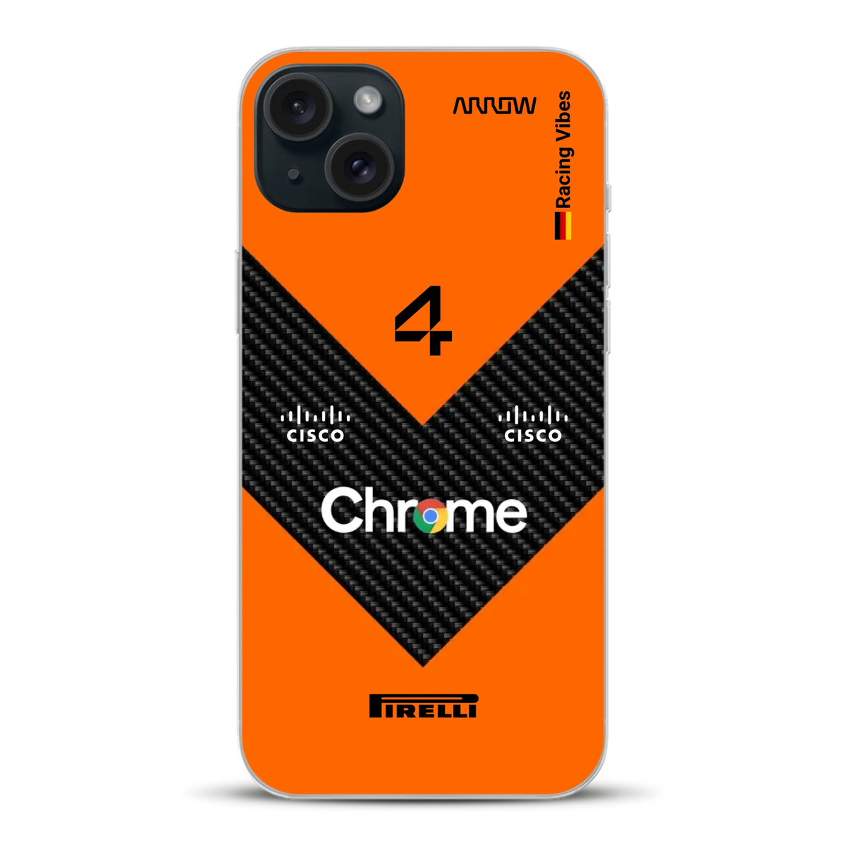 McL F1 2025 MCL39 Livery - Individuelle Handyhülle für iPhone