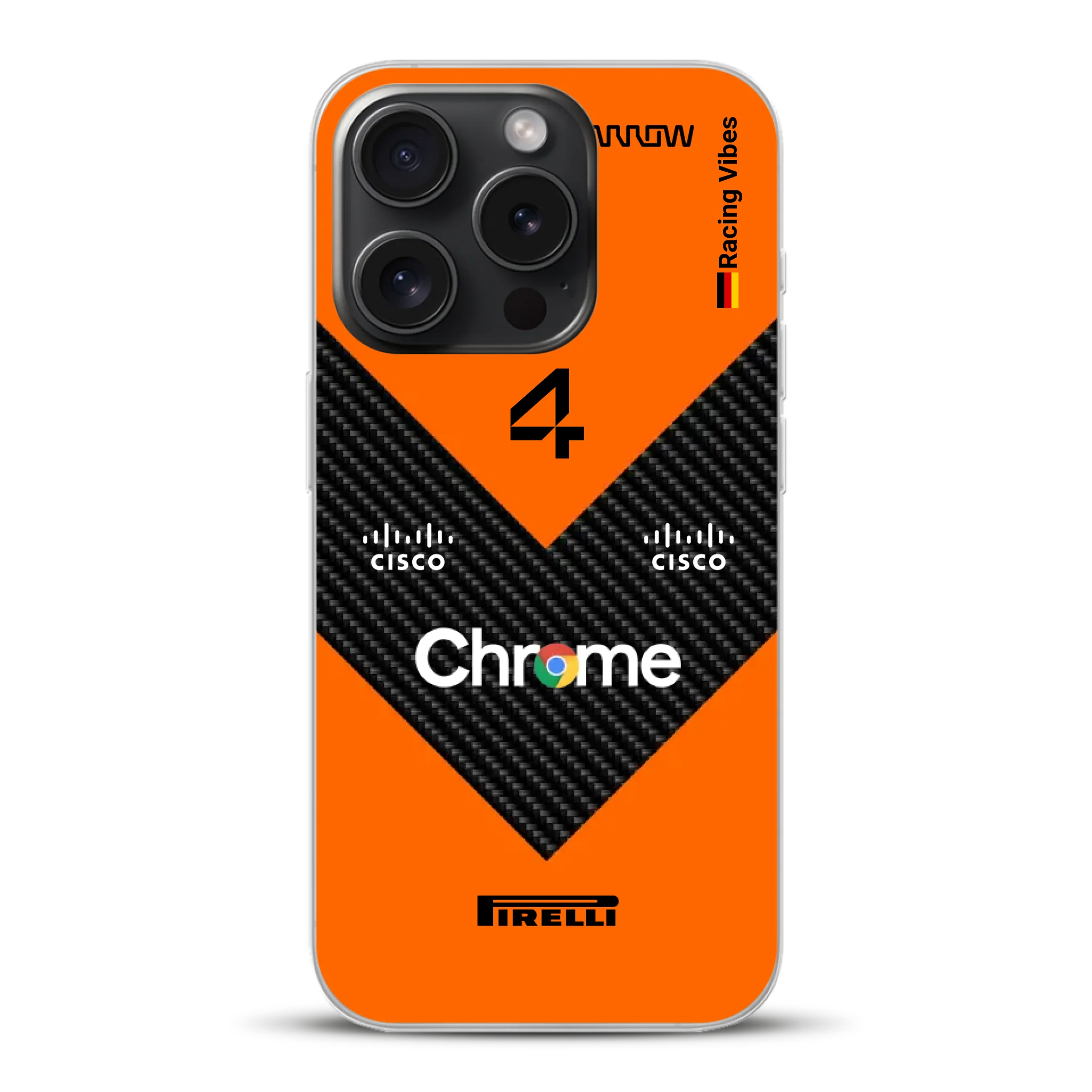 McL F1 2025 MCL39 Livery - Individuelle Handyhülle für iPhone