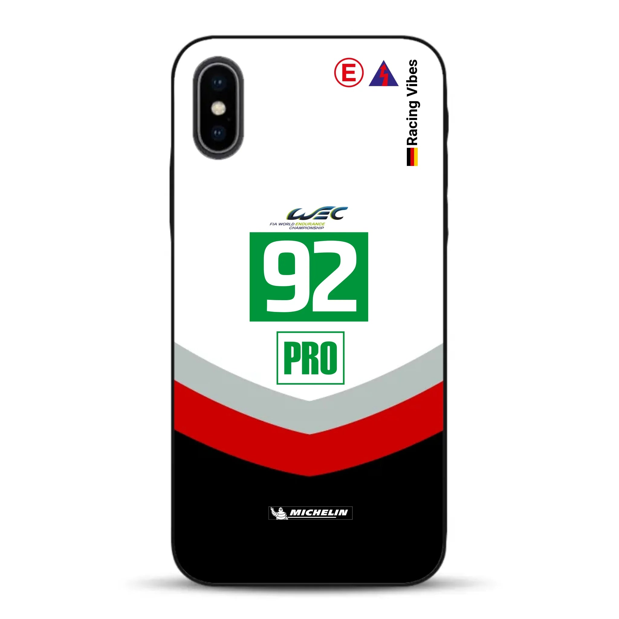 911 RSR 2017 Livery - Custodia per cellulare personalizzata per iPhone