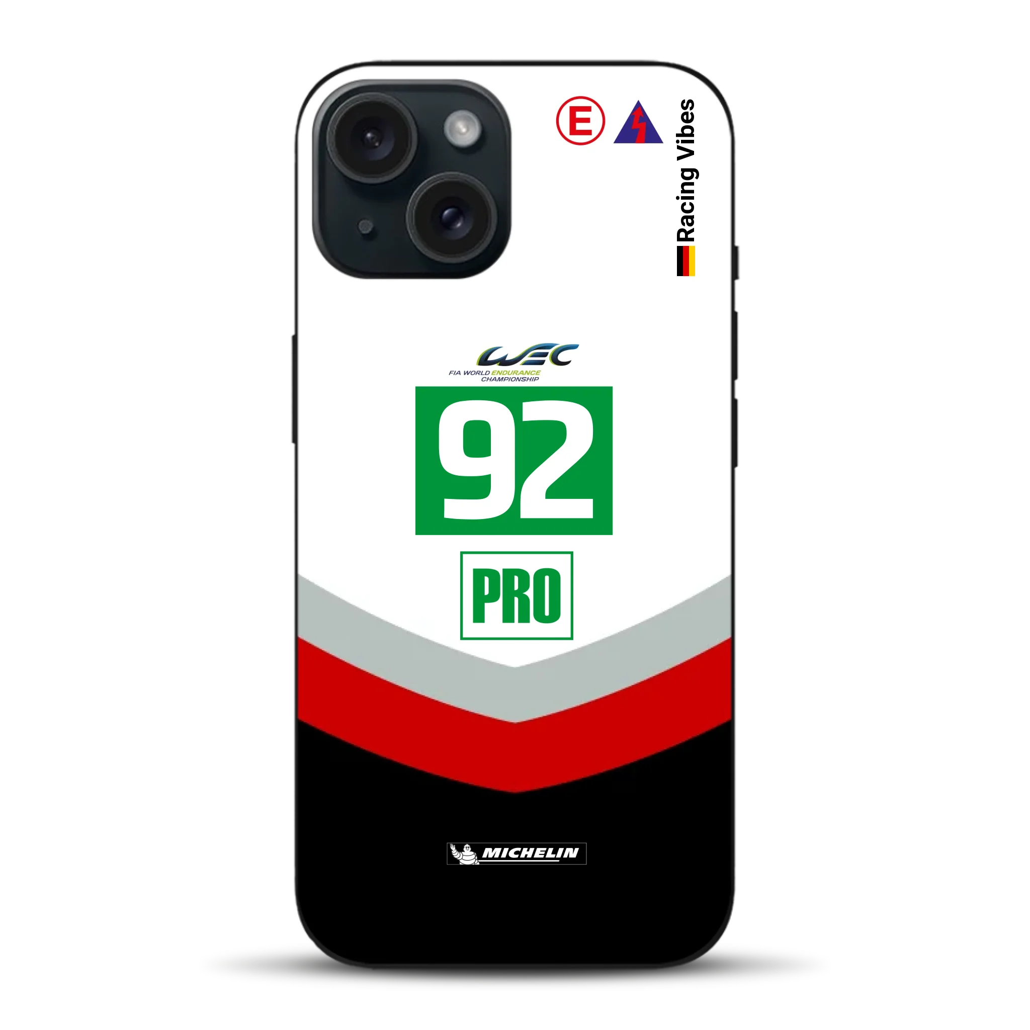 911 RSR 2017 Livery - Custodia per cellulare personalizzata per iPhone