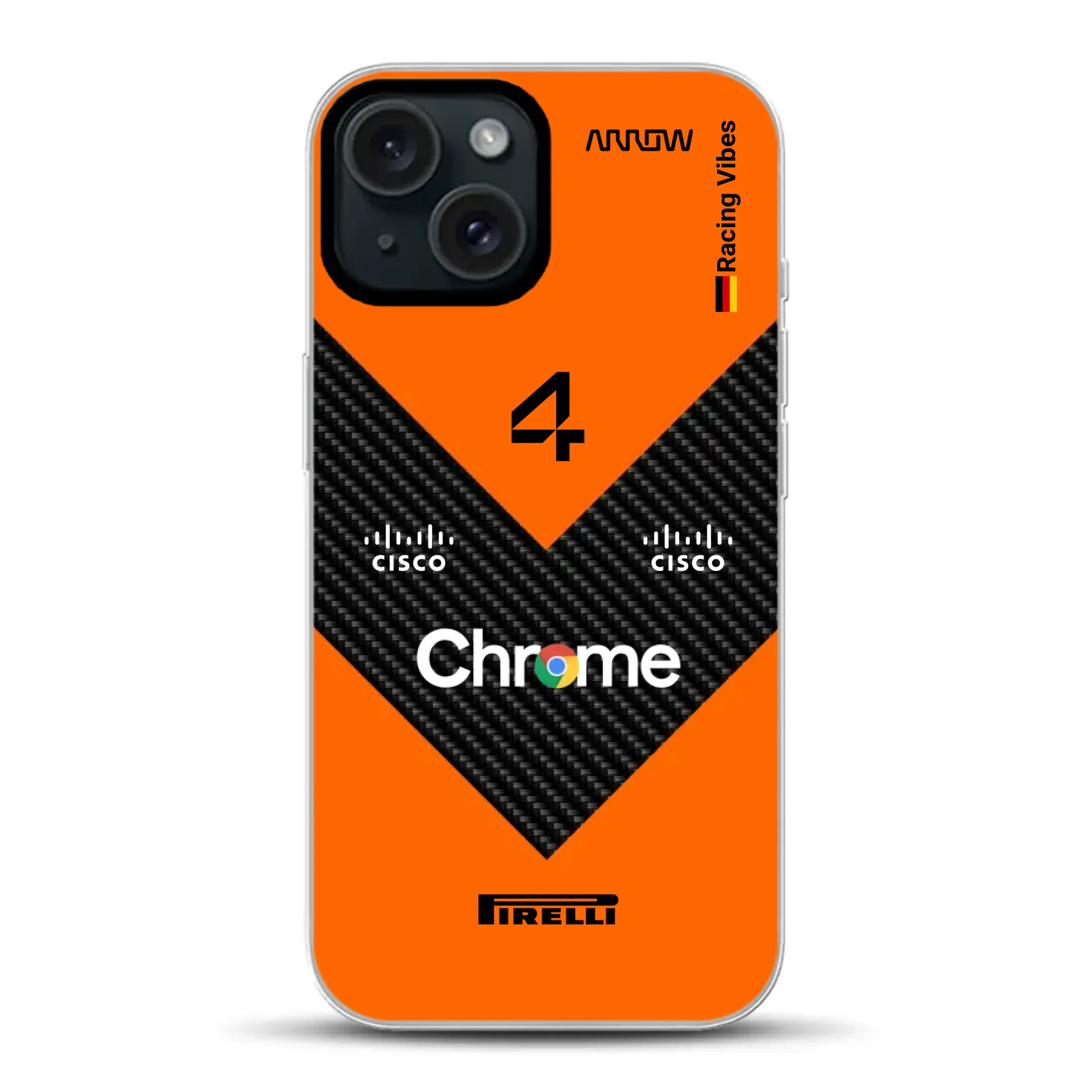 McL F1 2025 MCL39 Livery - Individuelle Handyhülle für iPhone