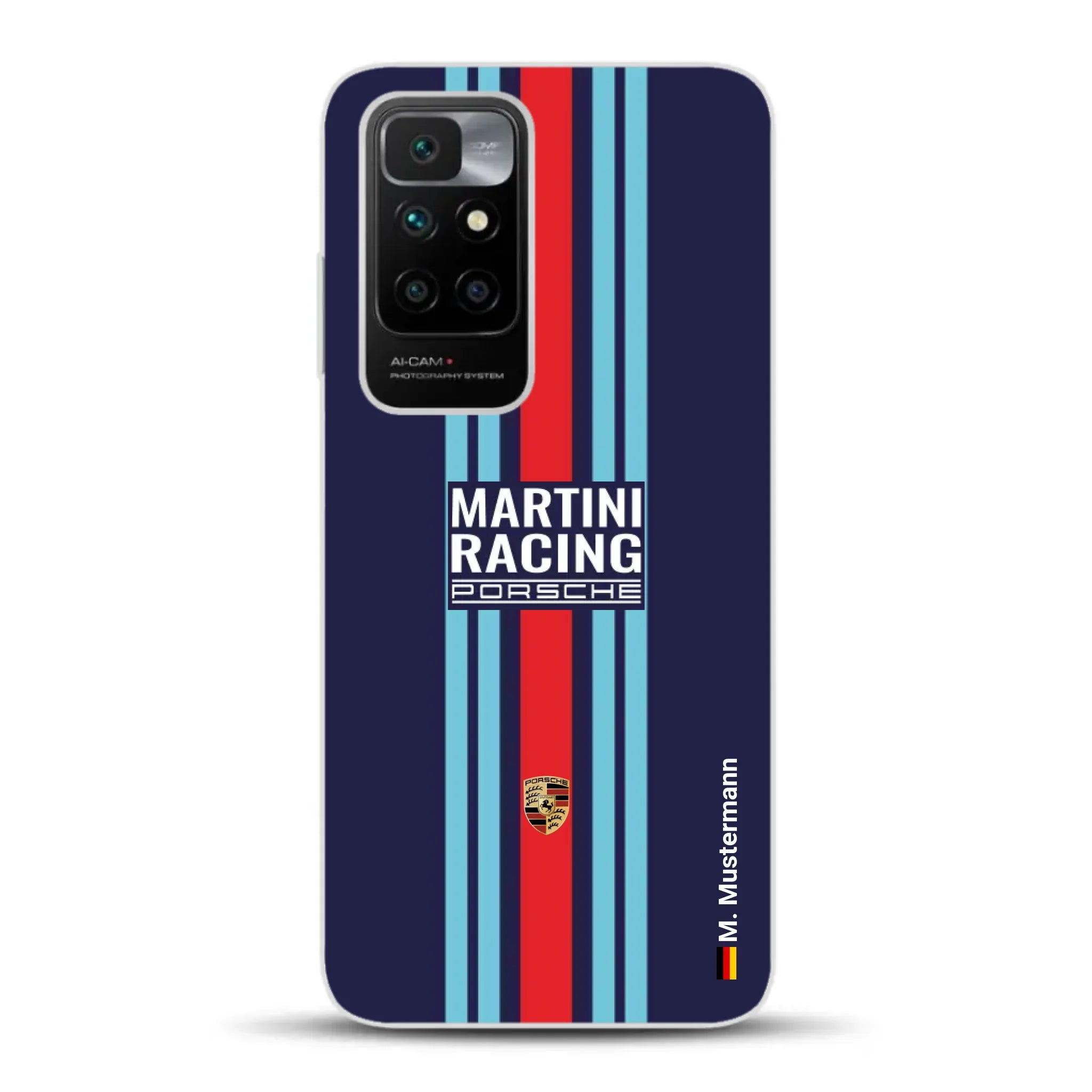 Martini Porsche Livery #2 - Custodia per cellulare personalizzata per Xiaomi