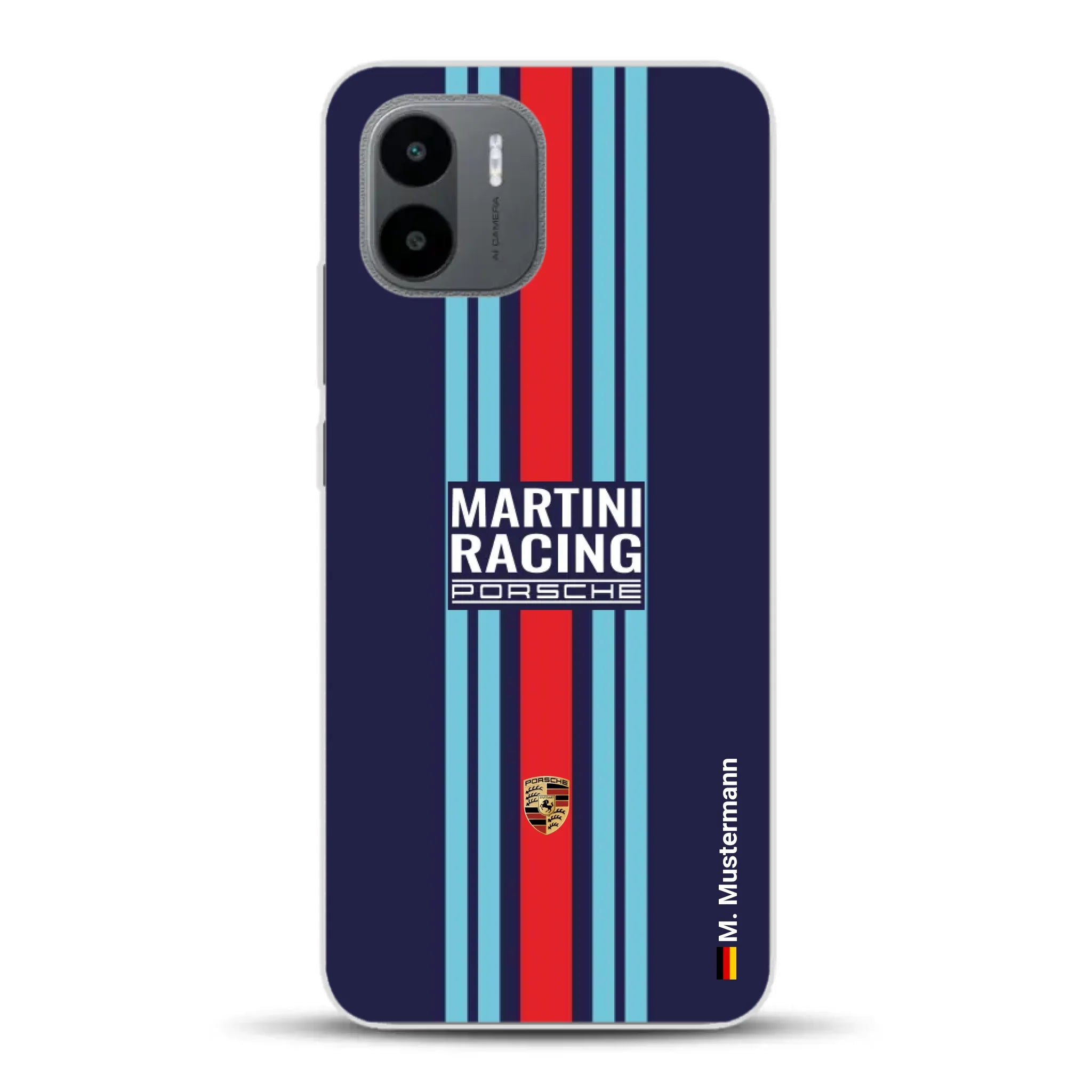 Martini Porsche Livery #2 - Custodia per cellulare personalizzata per Xiaomi