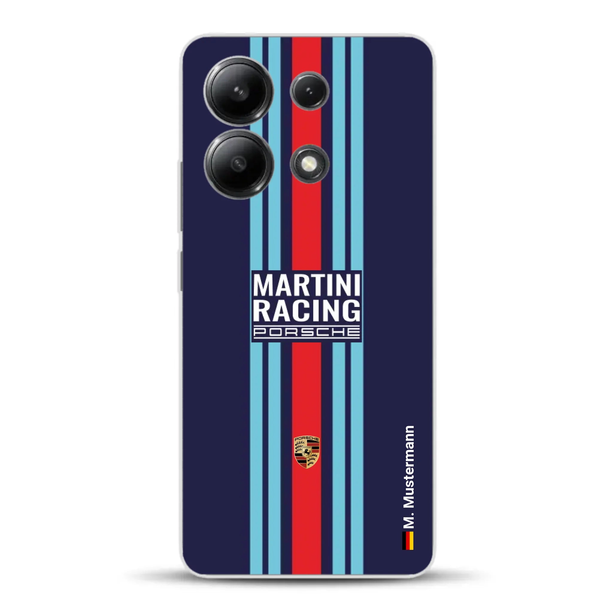 Martini Porsche Livery #2 - Custodia per cellulare personalizzata per Xiaomi