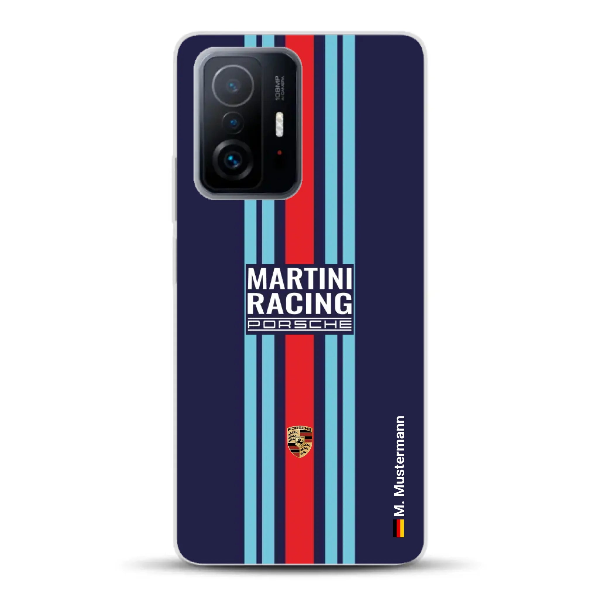 Martini Porsche Livery #2 - Custodia per cellulare personalizzata per Xiaomi
