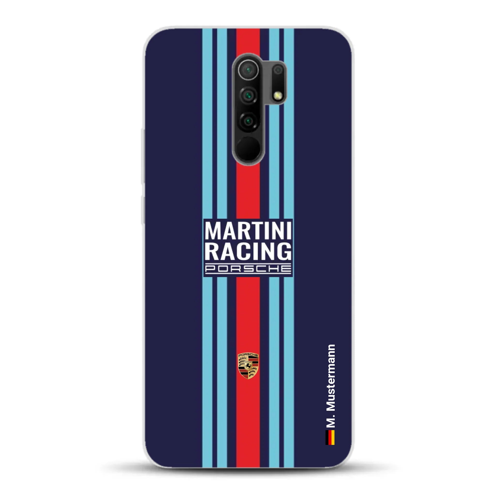 Martini Porsche Livery #2 - Custodia per cellulare personalizzata per Xiaomi