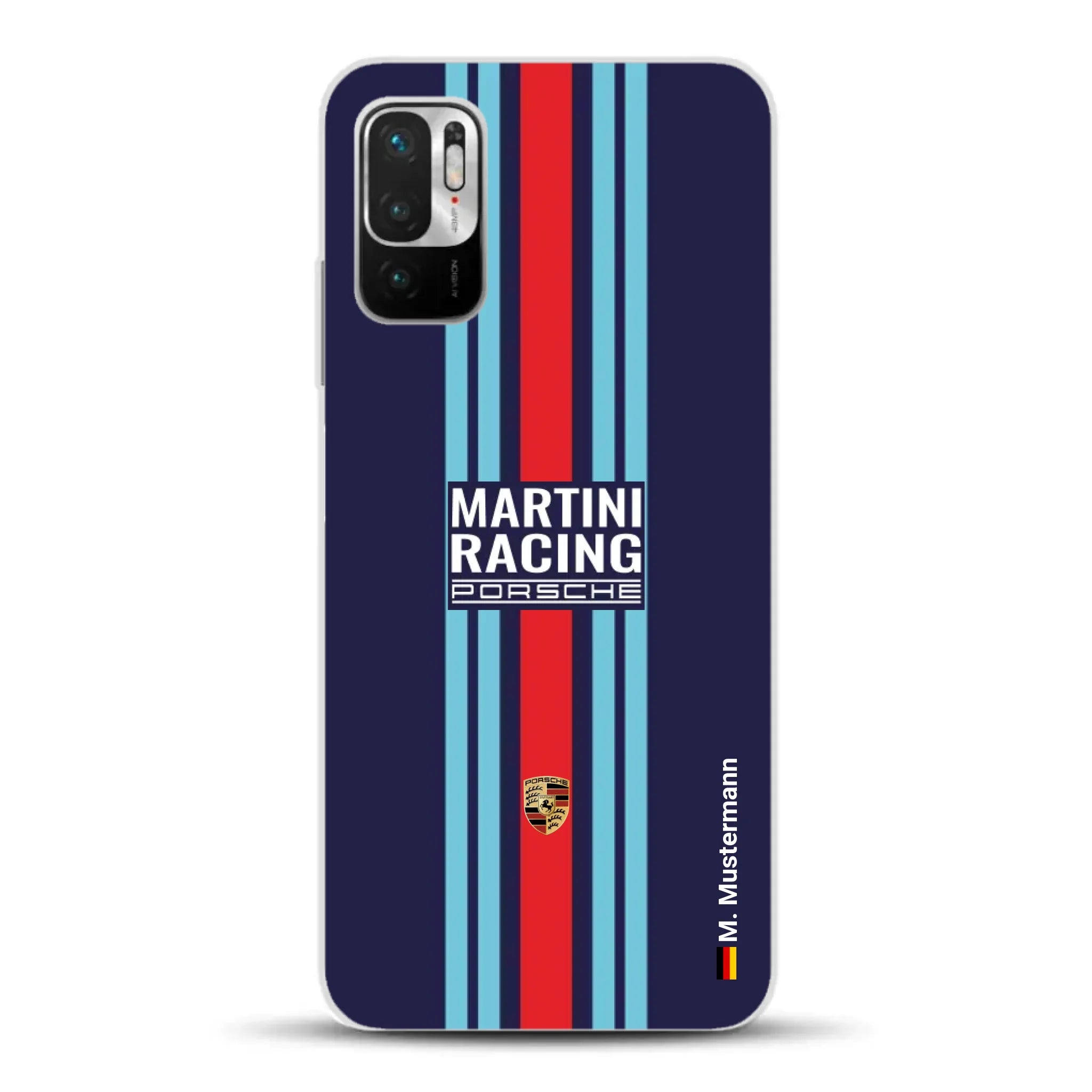 Martini Porsche Livery #2 - Custodia per cellulare personalizzata per Xiaomi