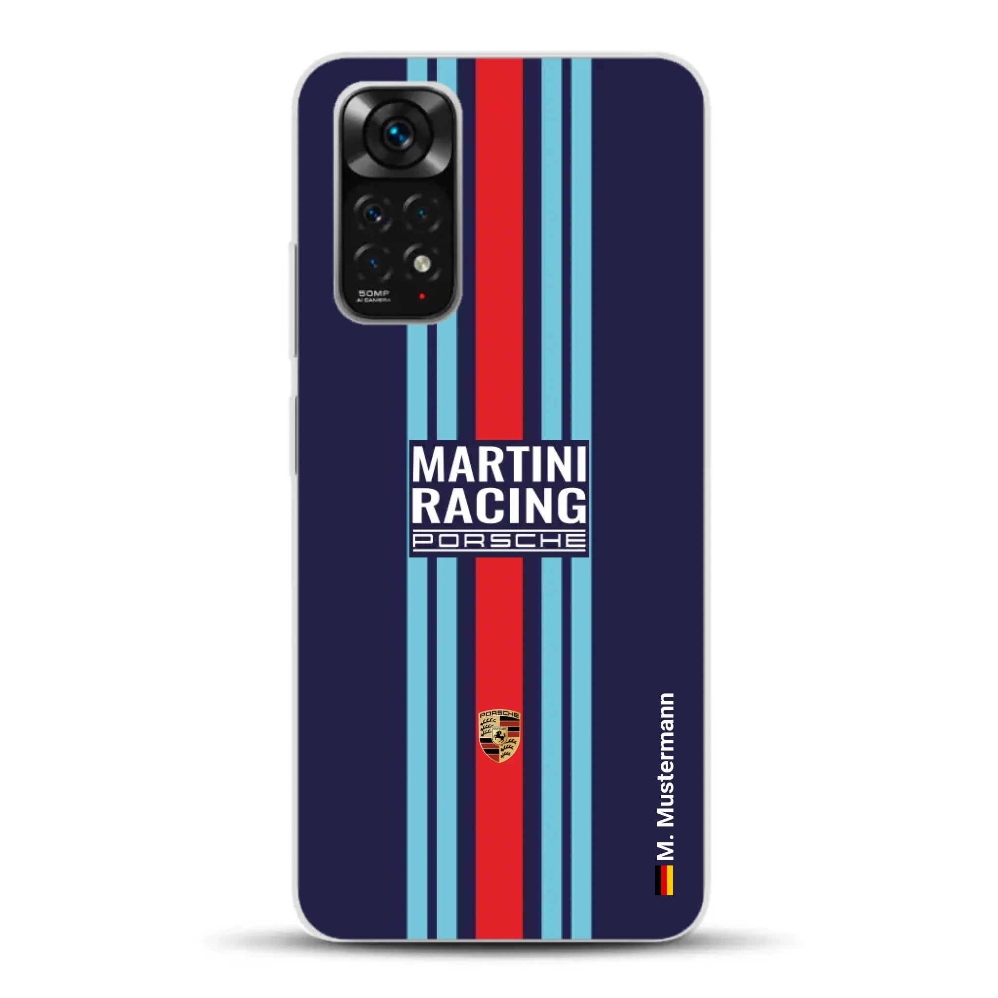 Martini Porsche Livery #2 - Custodia per cellulare personalizzata per Xiaomi