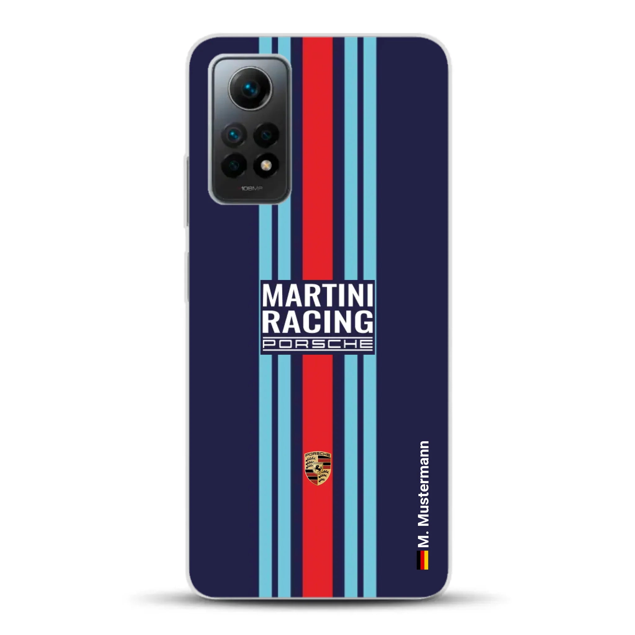 Martini Porsche Livery #2 - Custodia per cellulare personalizzata per Xiaomi
