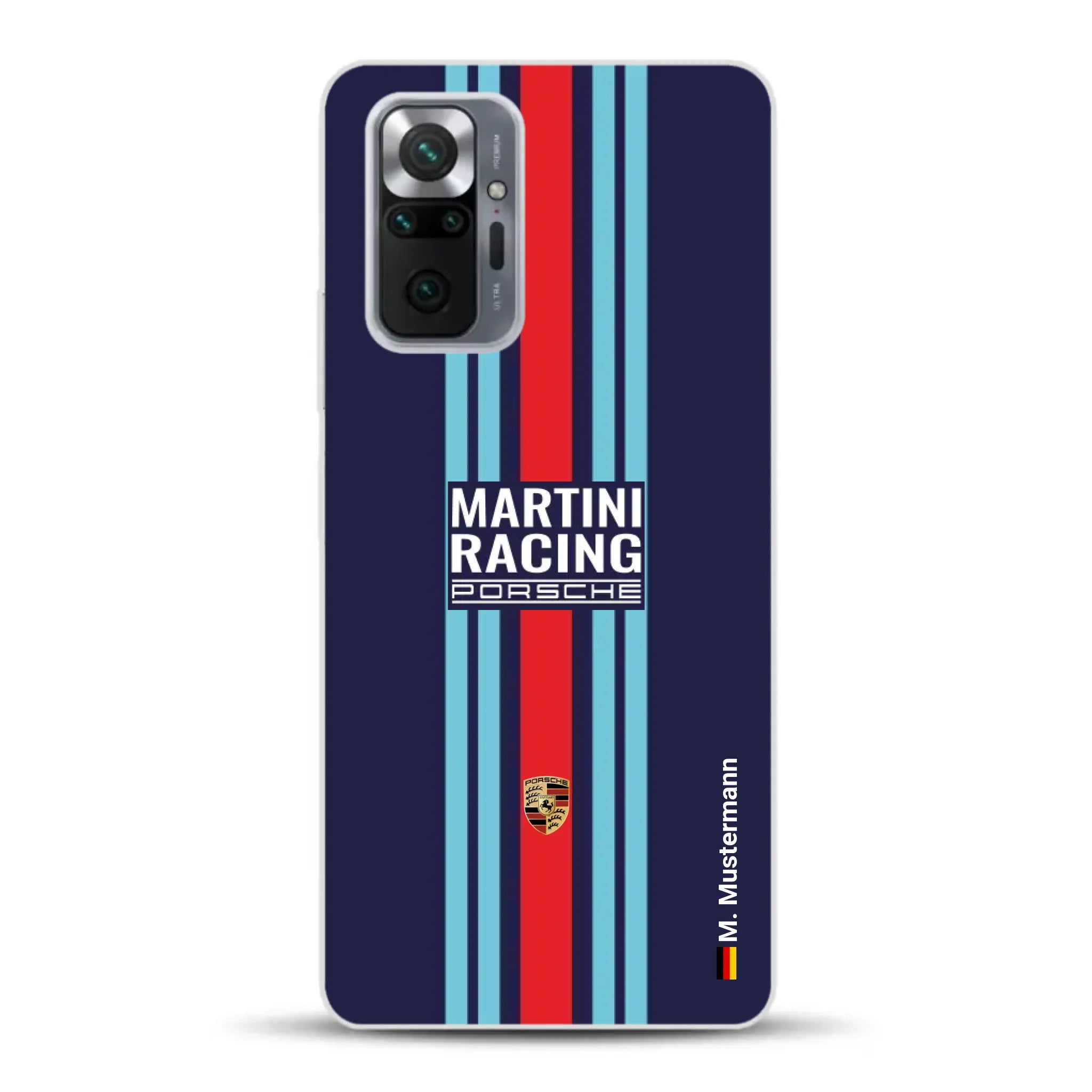 Martini Porsche Livery #2 - Custodia per cellulare personalizzata per Xiaomi