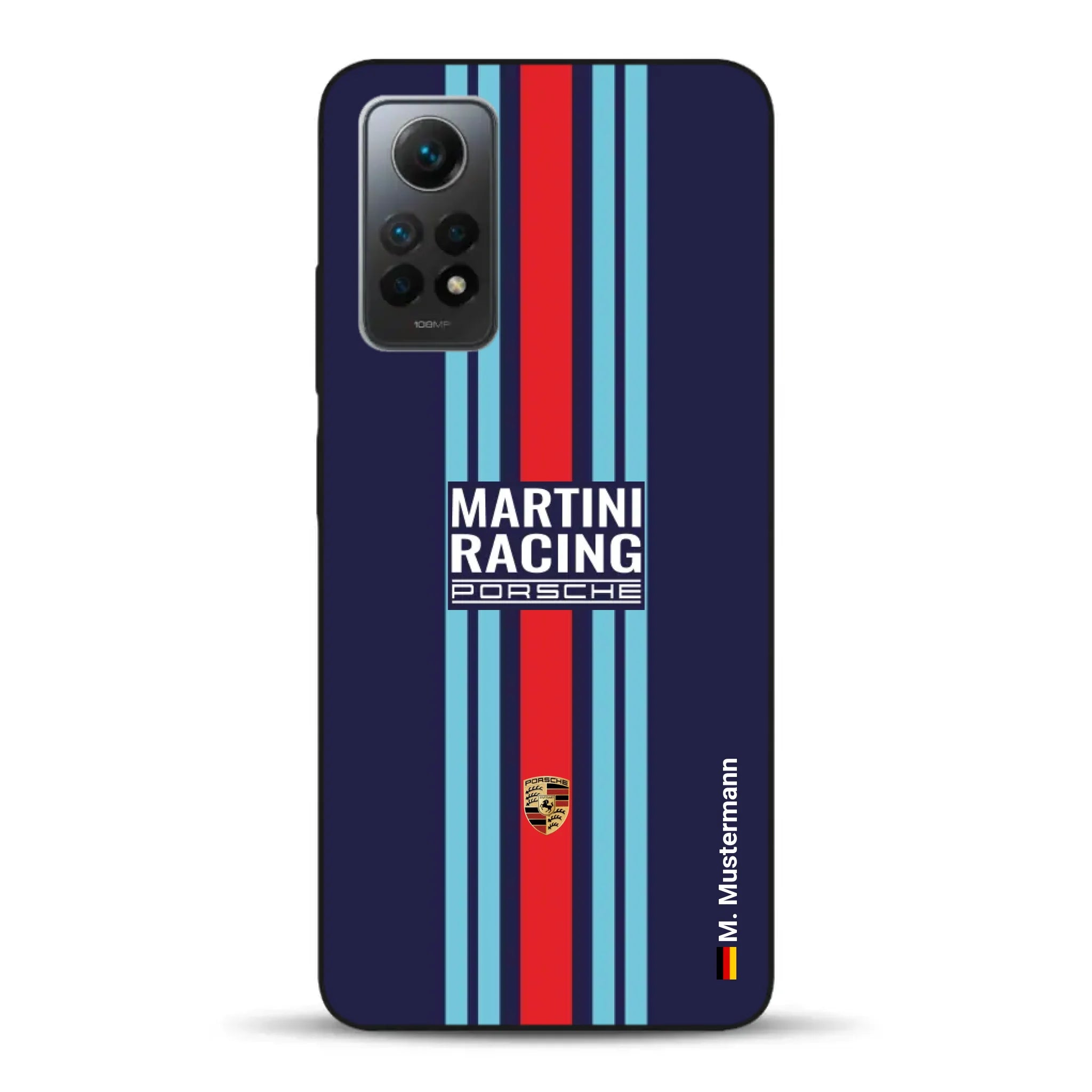 Martini Porsche Livery #2 - Custodia per cellulare personalizzata per Xiaomi