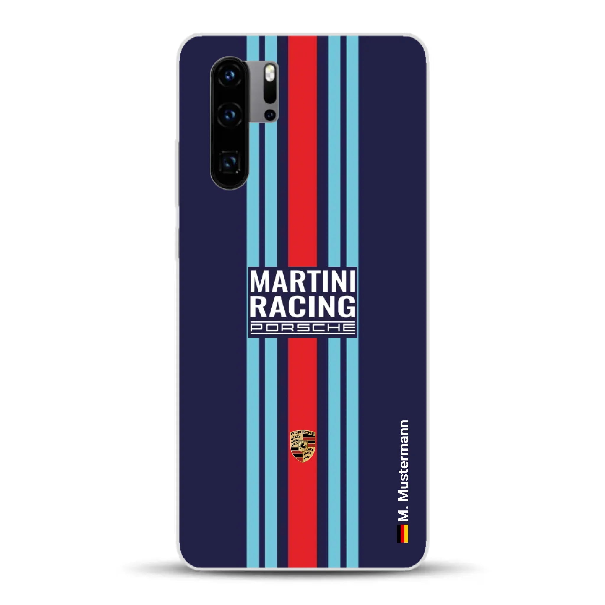 Martini Porsche Livery #2 - Custodia per cellulare personalizzata per Huawei