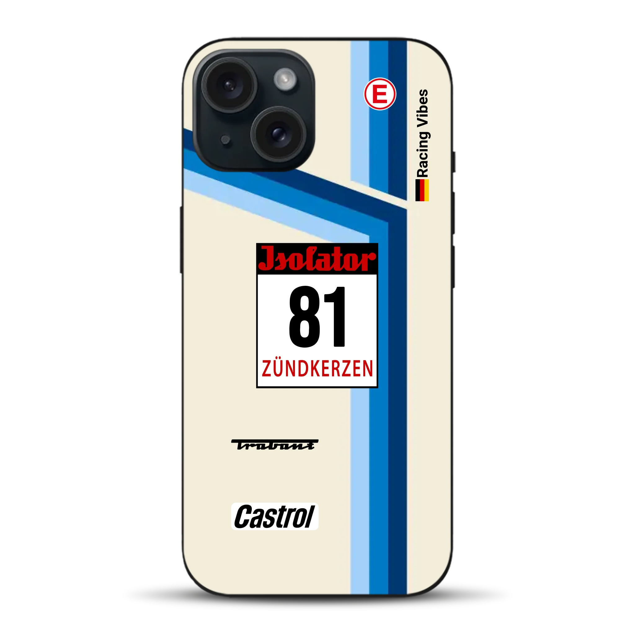 Trabant P800 RS Sachsenring Livery - Individuelle Handyhülle für iPhone
