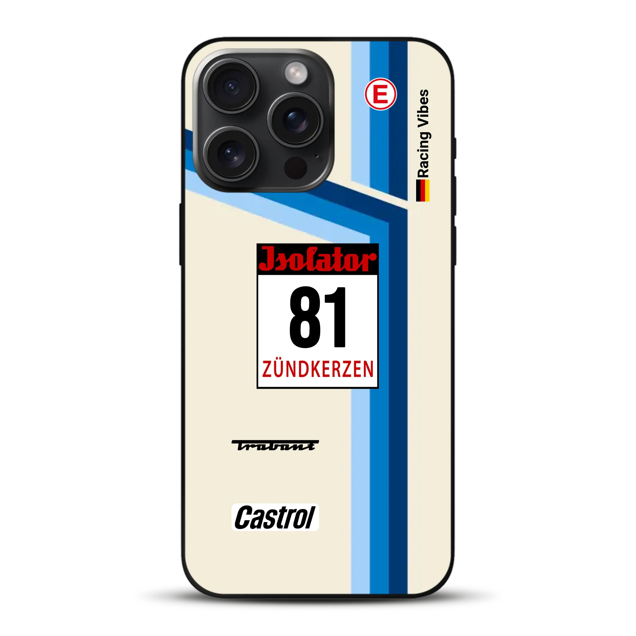 Trabant P800 RS Sachsenring Livery - Custodia per cellulare personalizzata per iPhone