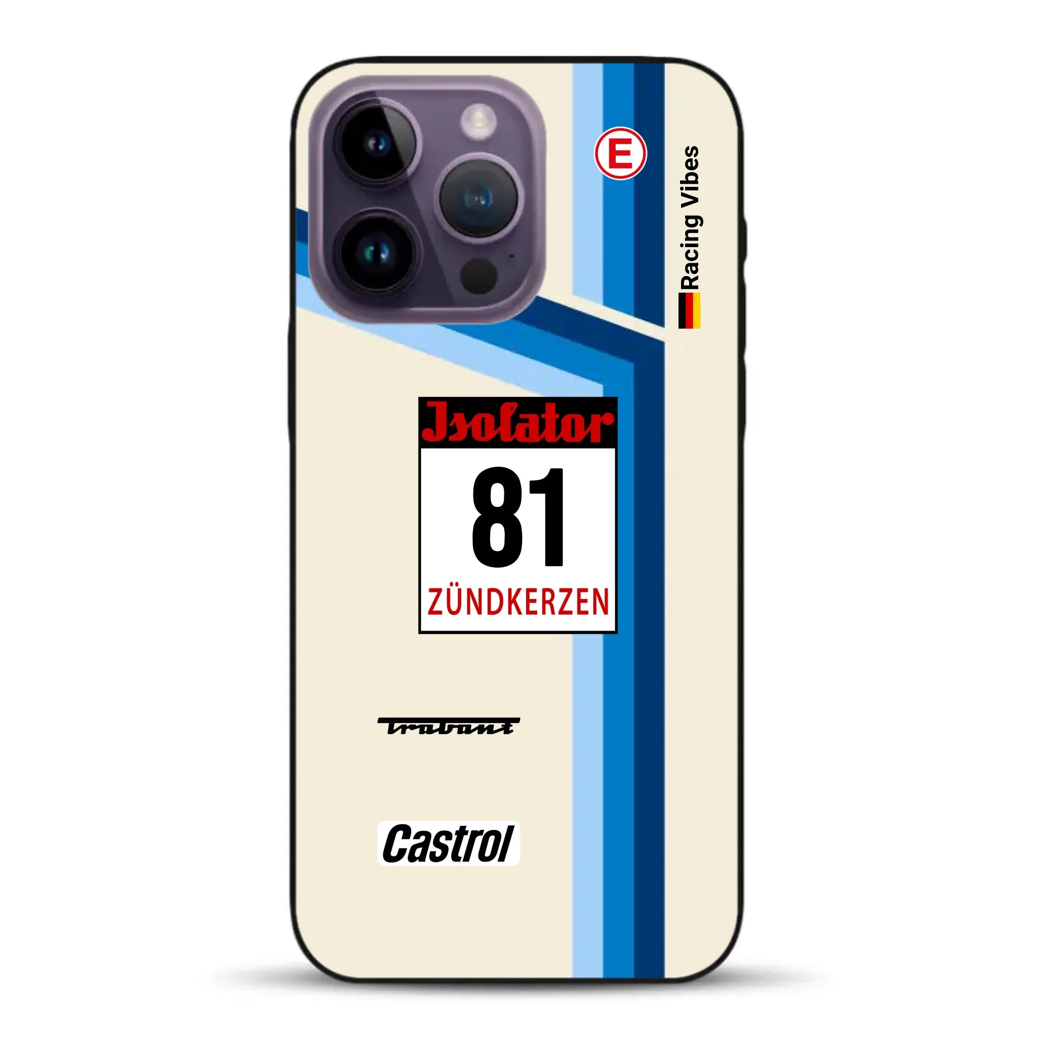 Trabant P800 RS Sachsenring Livery - Individuelle Handyhülle für iPhone