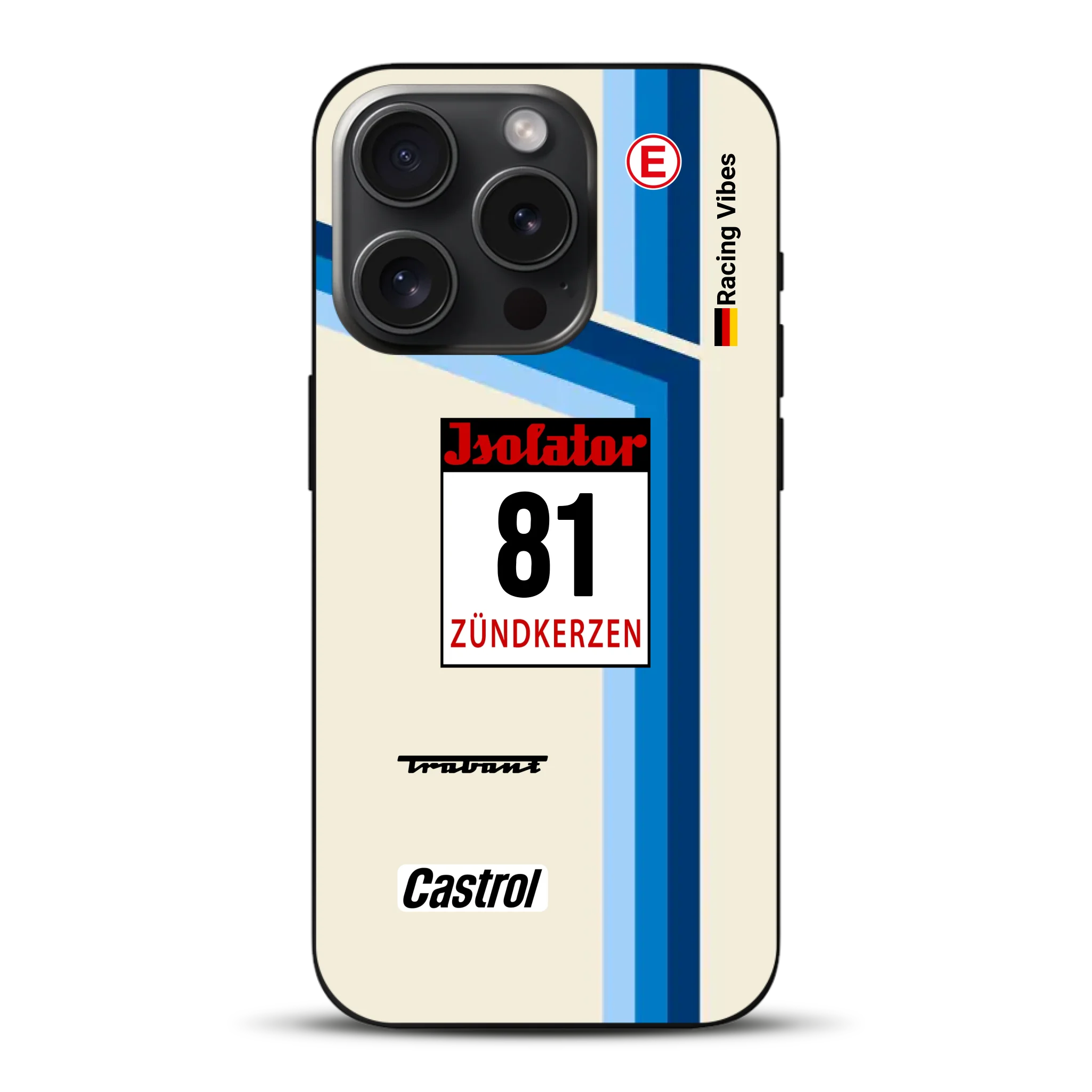 Trabant P800 RS Sachsenring Livery - Custodia per cellulare personalizzata per iPhone