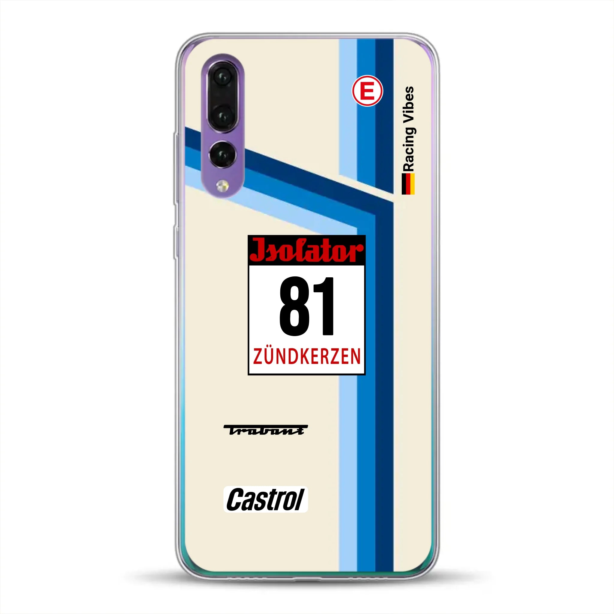 Trabant P800 RS Sachsenring Livery - Custodia per cellulare personalizzata per Huawei