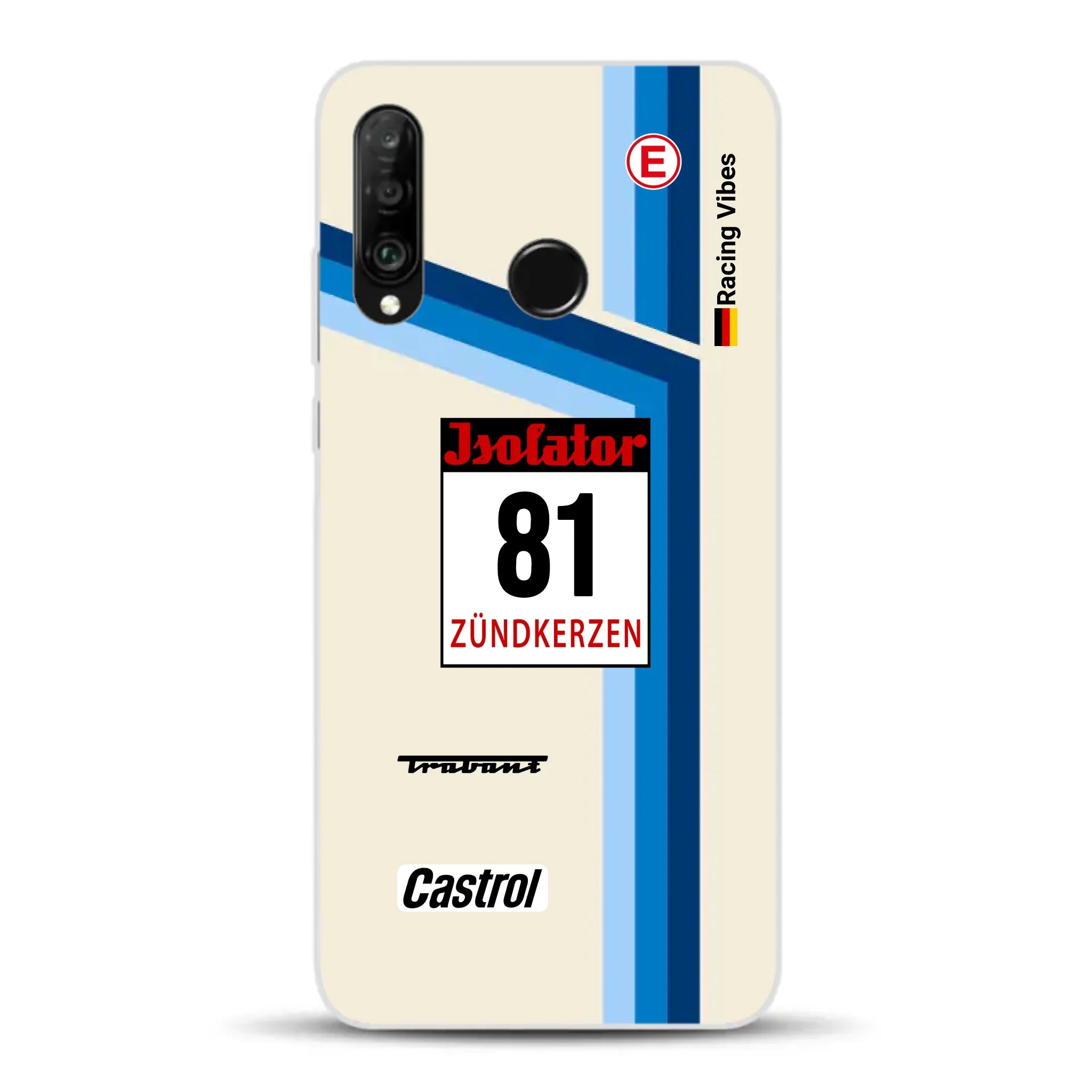 Trabant P800 RS Sachsenring Livery - Custodia per cellulare personalizzata per Huawei