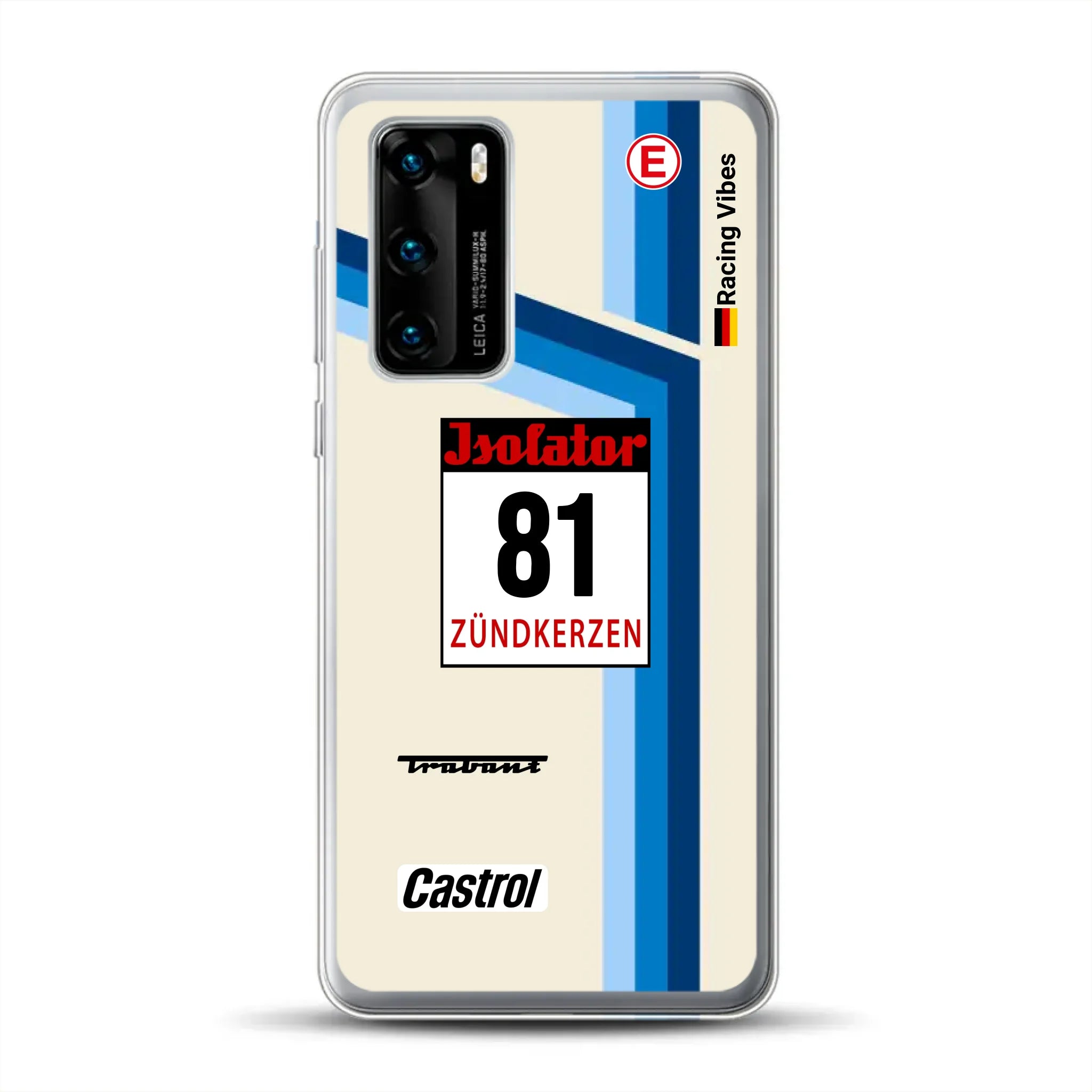 Trabant P800 RS Sachsenring Livery - Custodia per cellulare personalizzata per Huawei