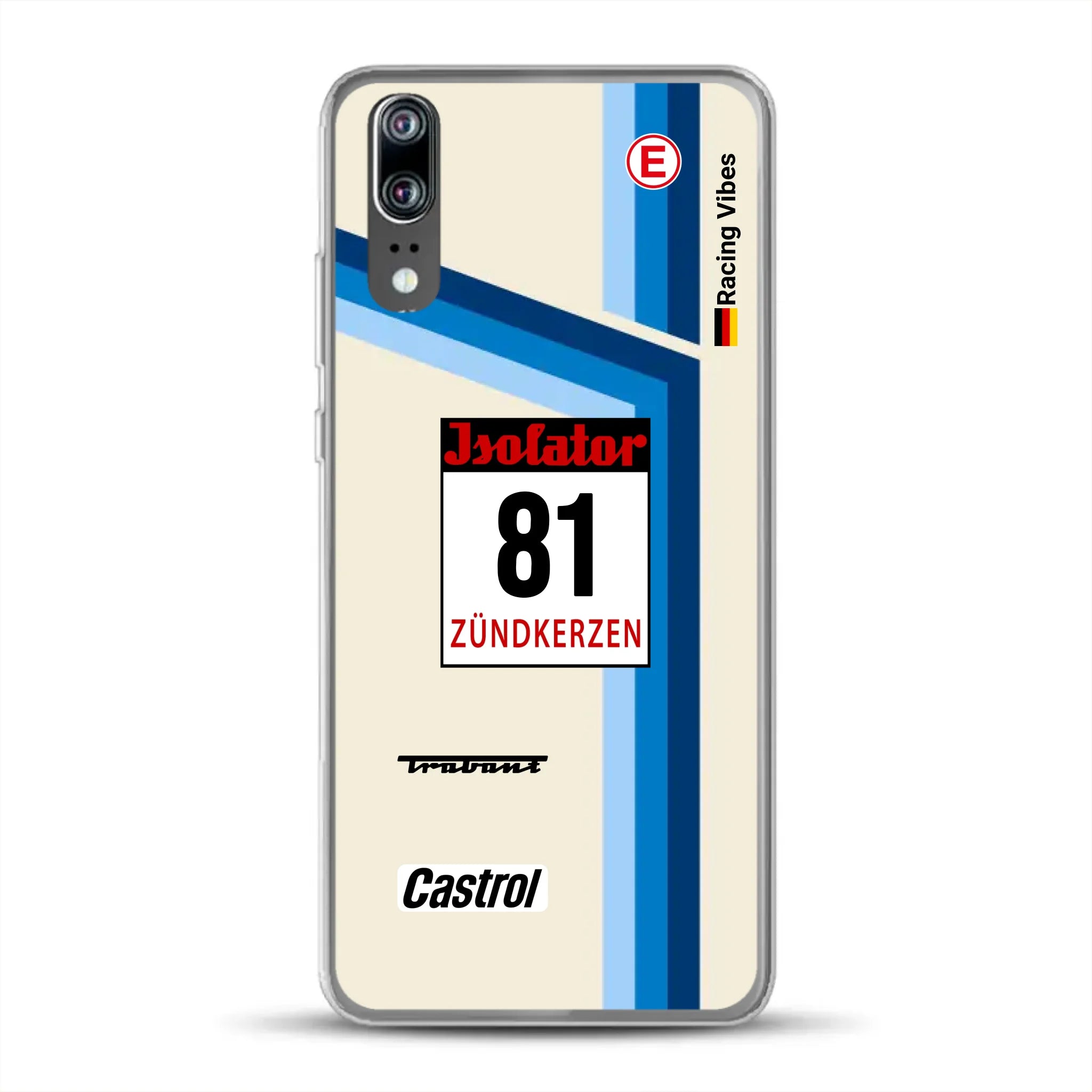 Trabant P800 RS Sachsenring Livery - Custodia per cellulare personalizzata per Huawei