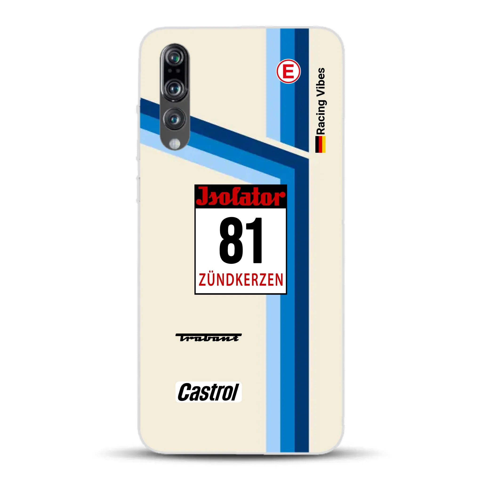 Trabant P800 RS Sachsenring Livery - Custodia per cellulare personalizzata per Huawei