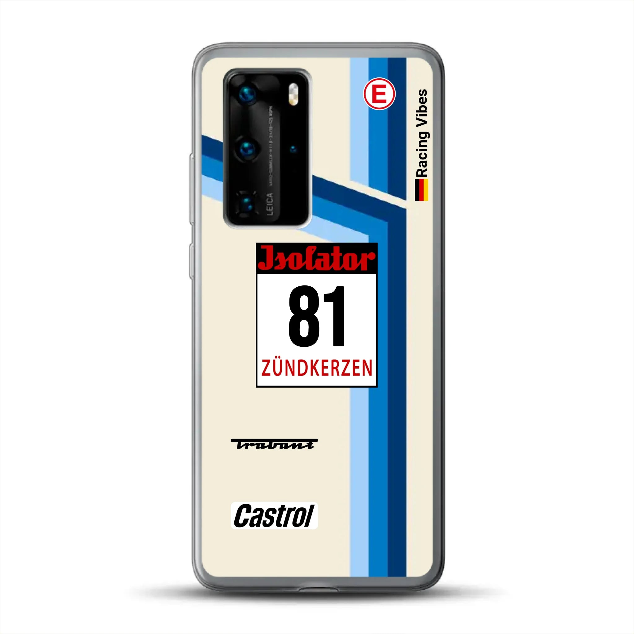 Trabant P800 RS Sachsenring Livery - Custodia per cellulare personalizzata per Huawei