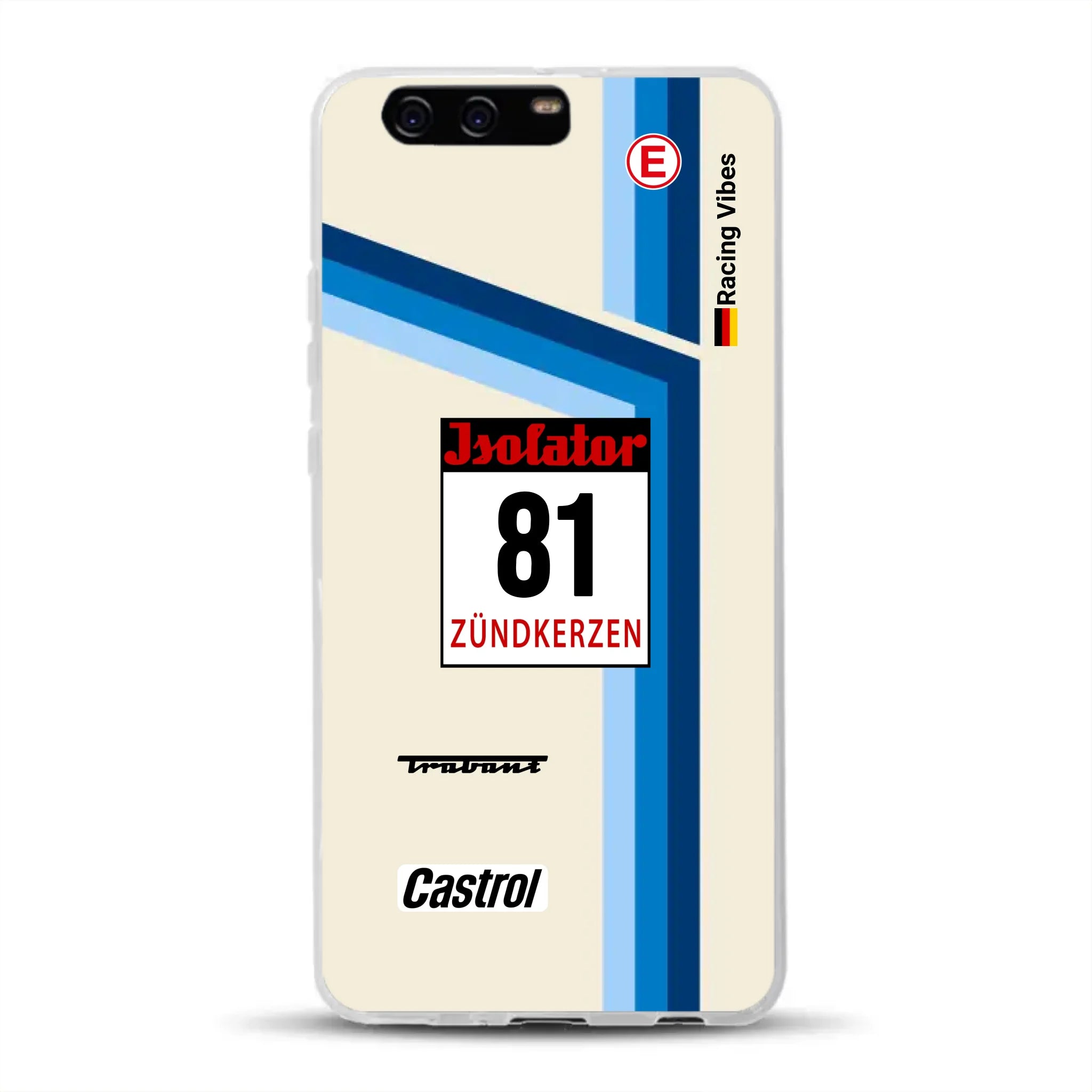 Trabant P800 RS Sachsenring Livery - Custodia per cellulare personalizzata per Huawei
