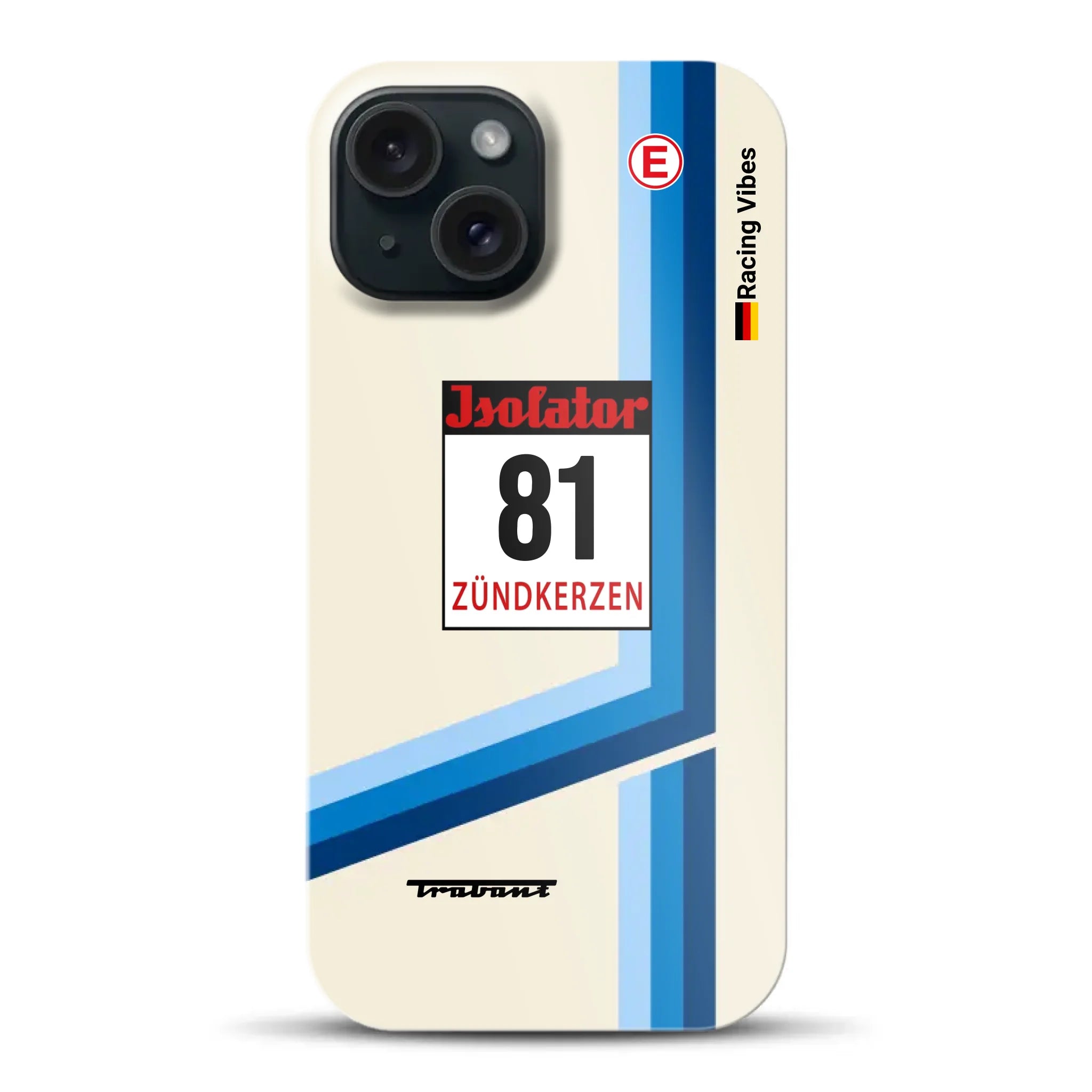Trabant P800 RS Sachsenring Livery - Custodia rigida per iPhone