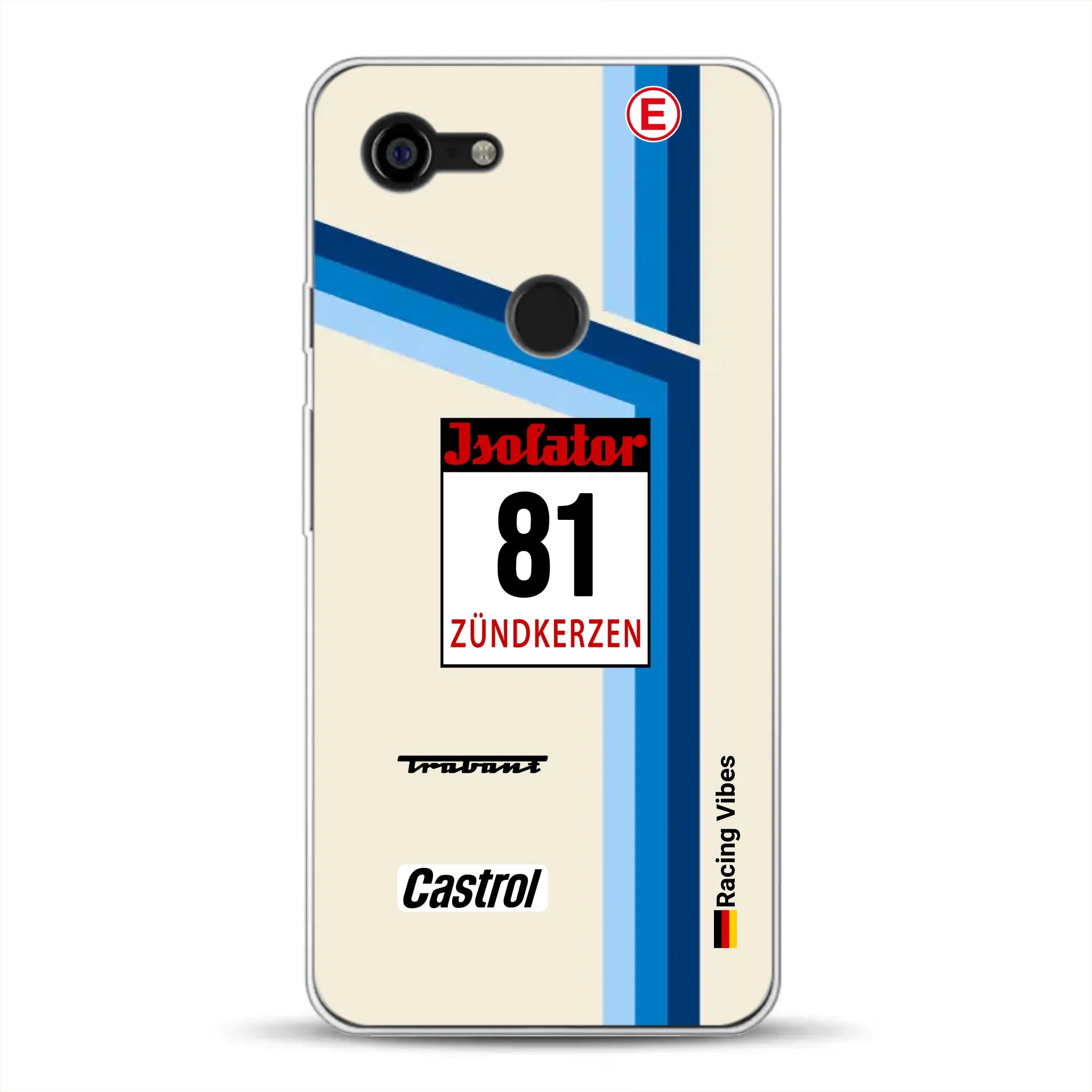 Trabant P800 RS Sachsenring Livery - Custodia per cellulare personalizzata per Google
