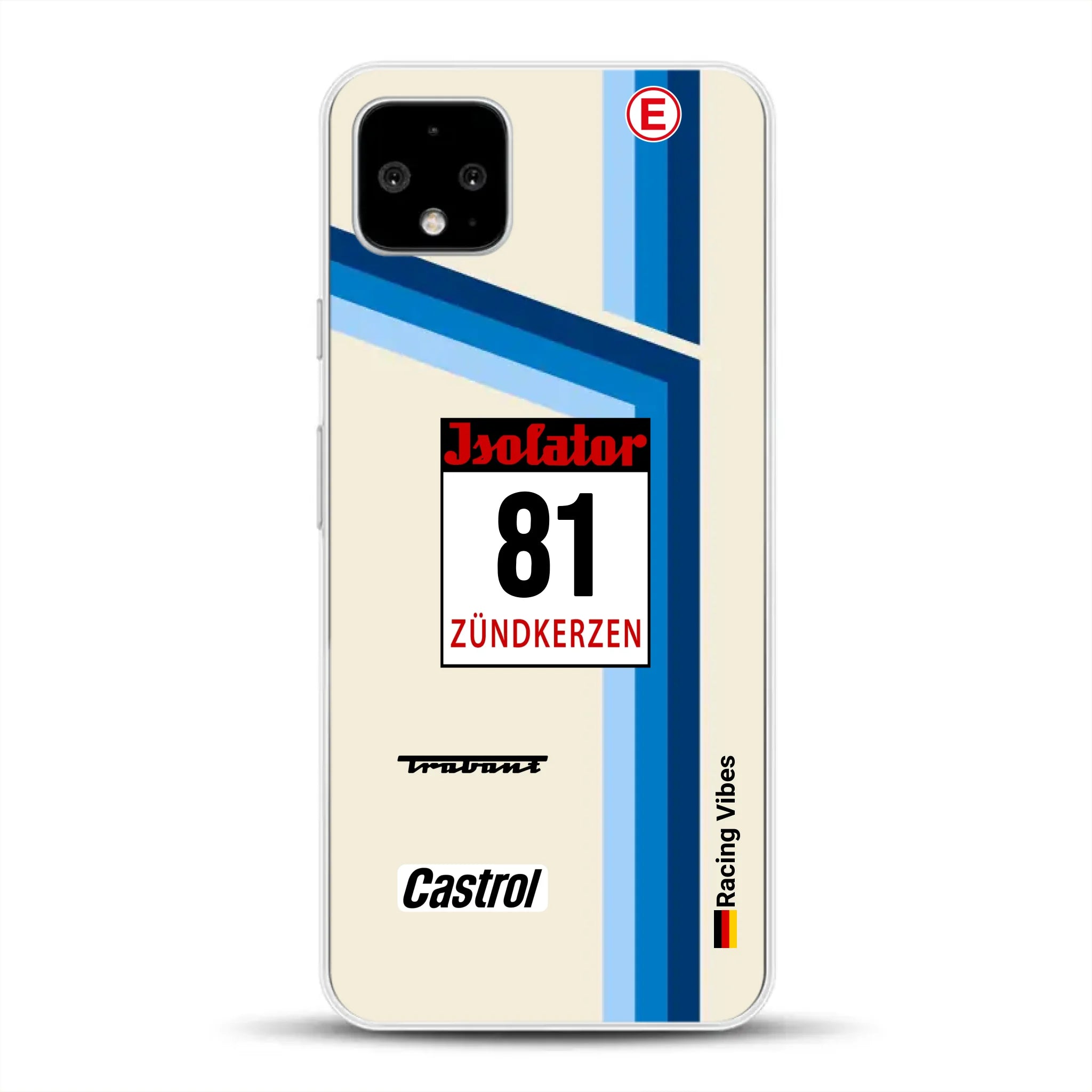 Trabant P800 RS Sachsenring Livery - Custodia per cellulare personalizzata per Google