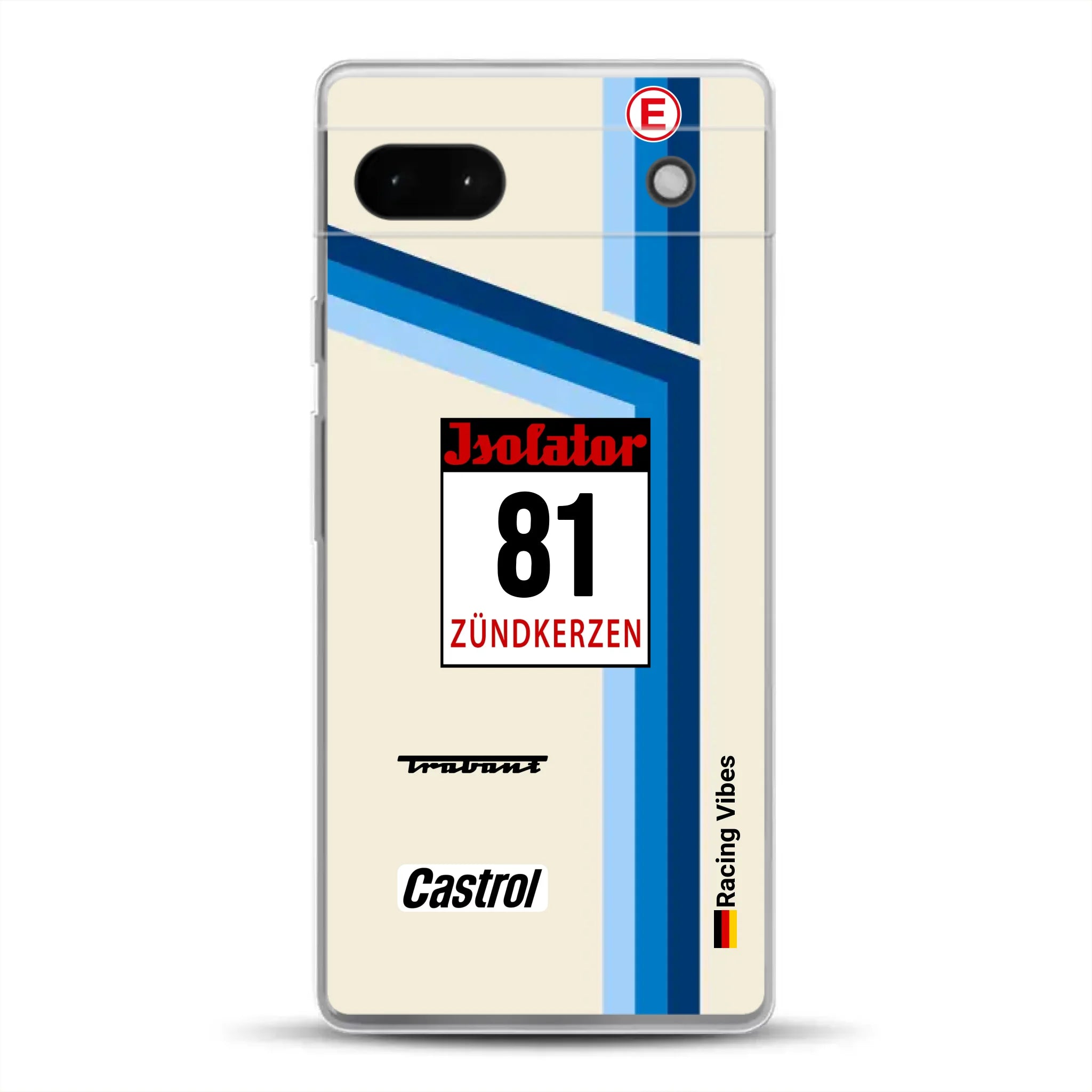Trabant P800 RS Sachsenring Livery - Custodia per cellulare personalizzata per Google