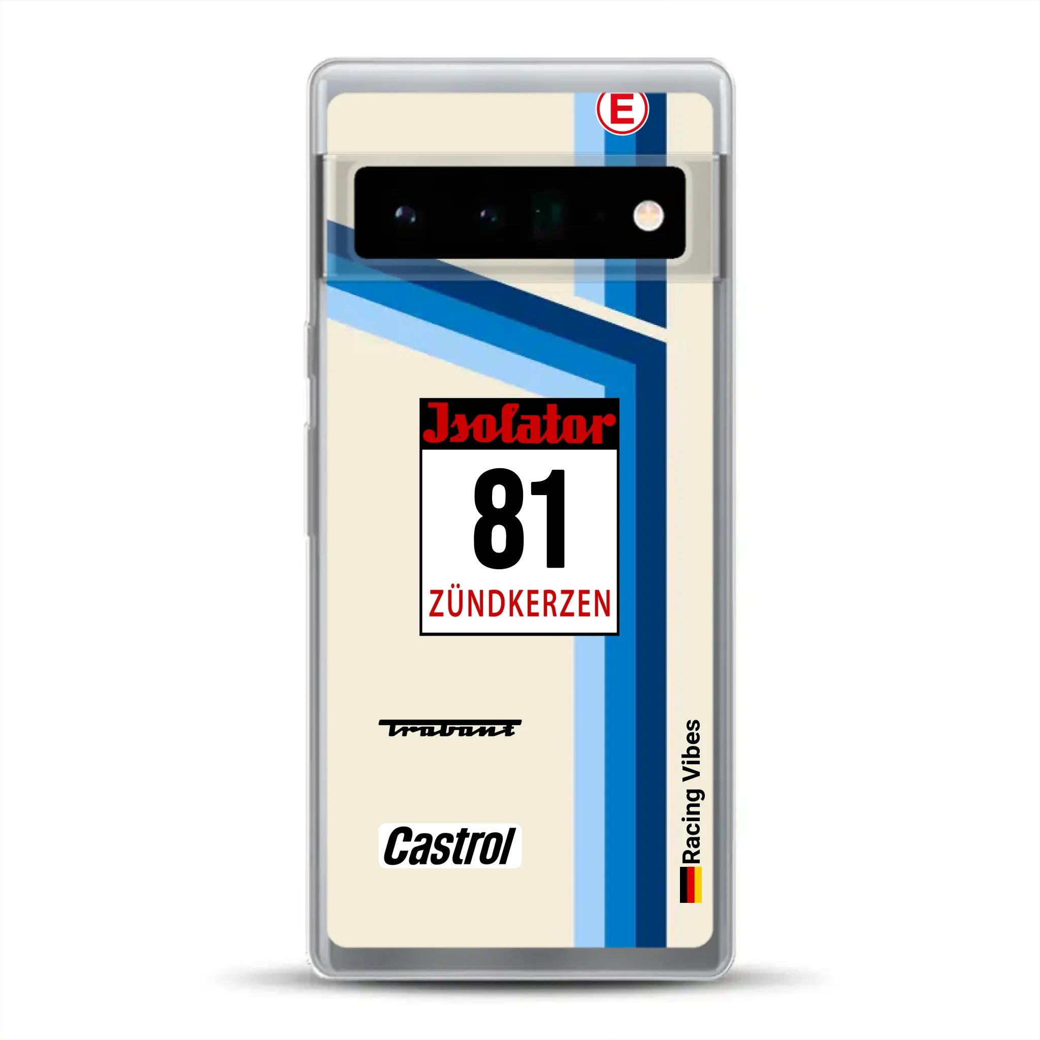 Trabant P800 RS Sachsenring Livery - Custodia per cellulare personalizzata per Google
