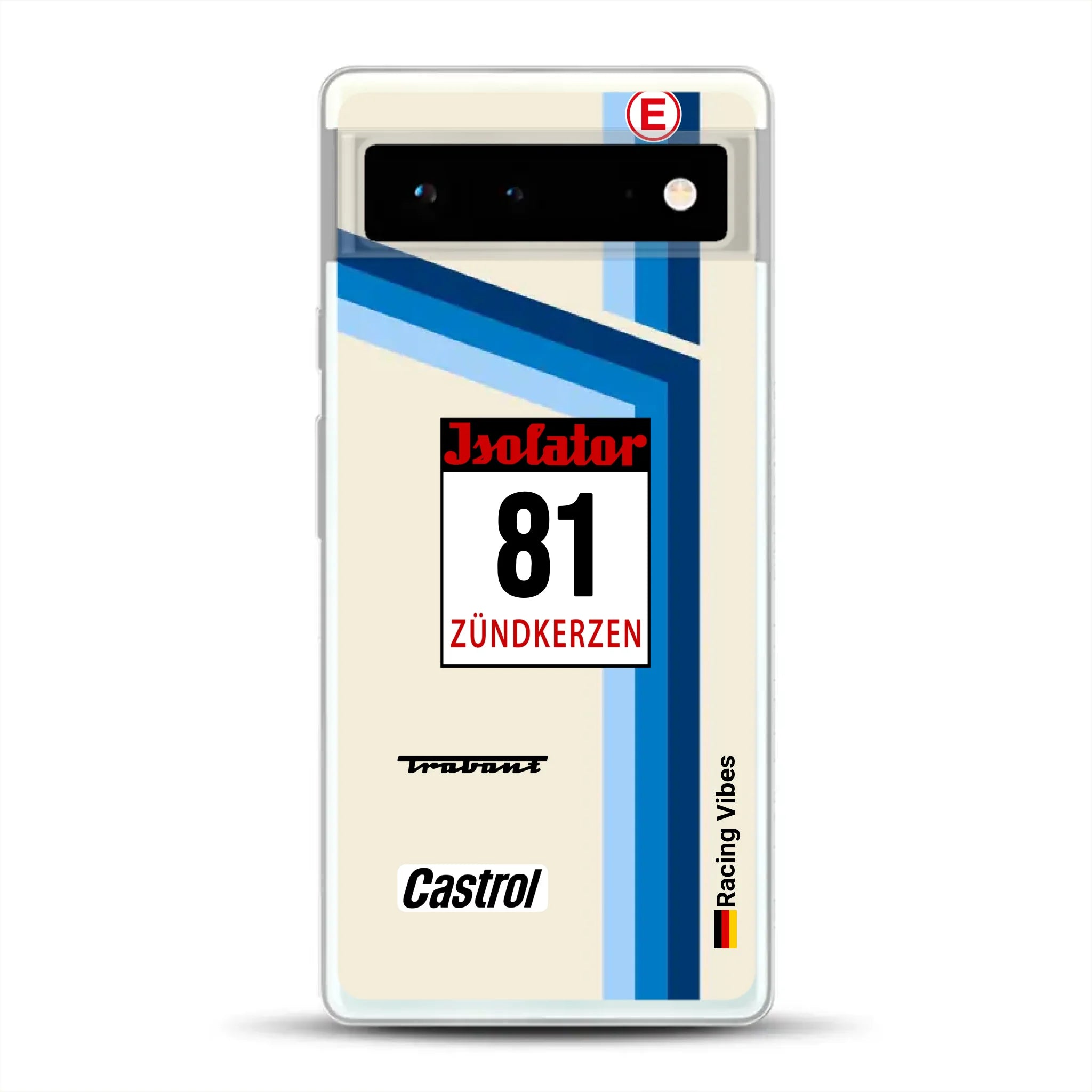 Trabant P800 RS Sachsenring Livery - Custodia per cellulare personalizzata per Google