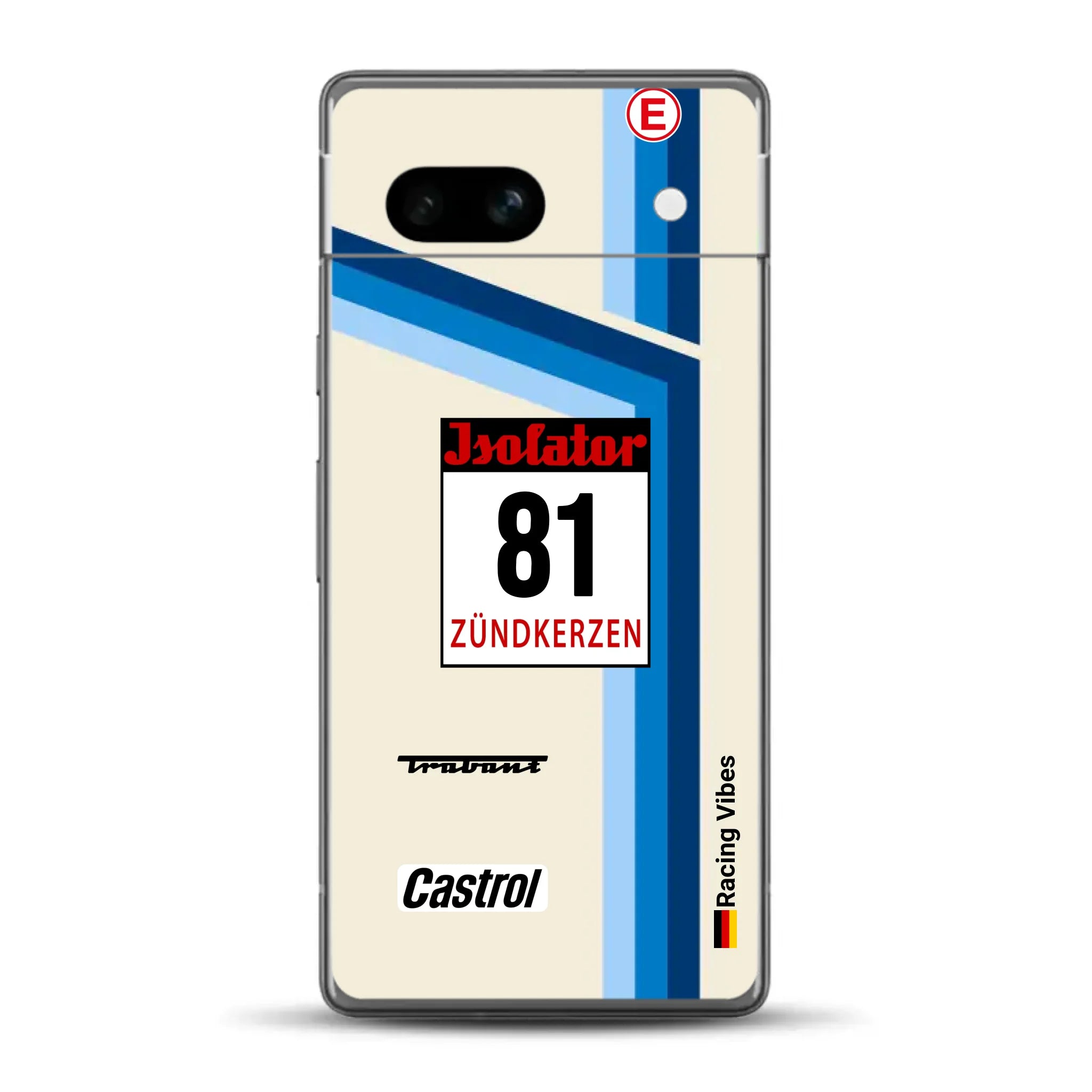 Trabant P800 RS Sachsenring Livery - Custodia per cellulare personalizzata per Google