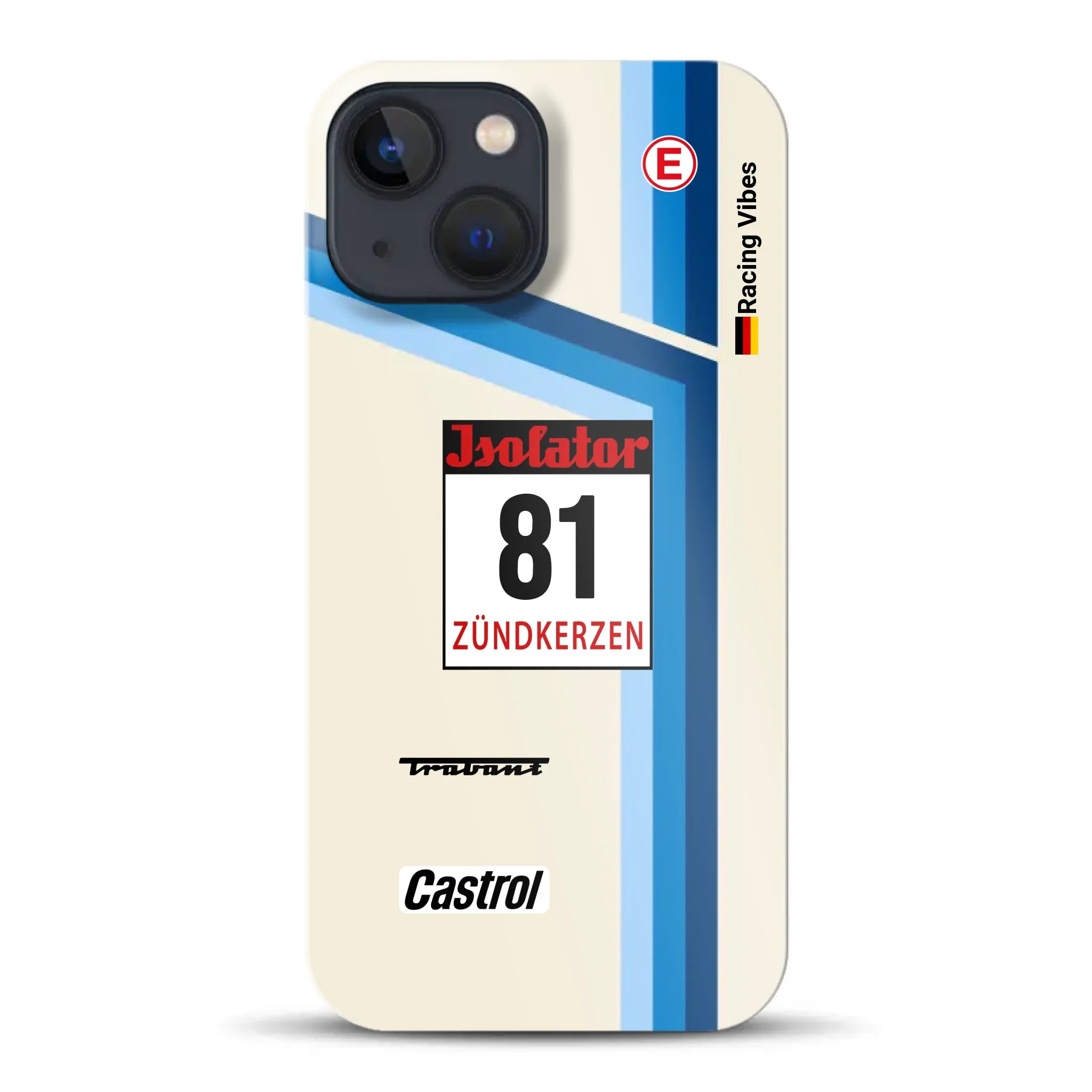 Trabant P800 RS Sachsenring Livery - Custodia rigida per iPhone