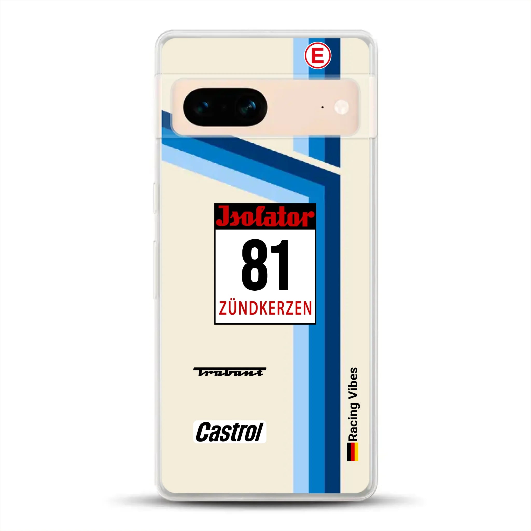 Trabant P800 RS Sachsenring Livery - Custodia per cellulare personalizzata per Google