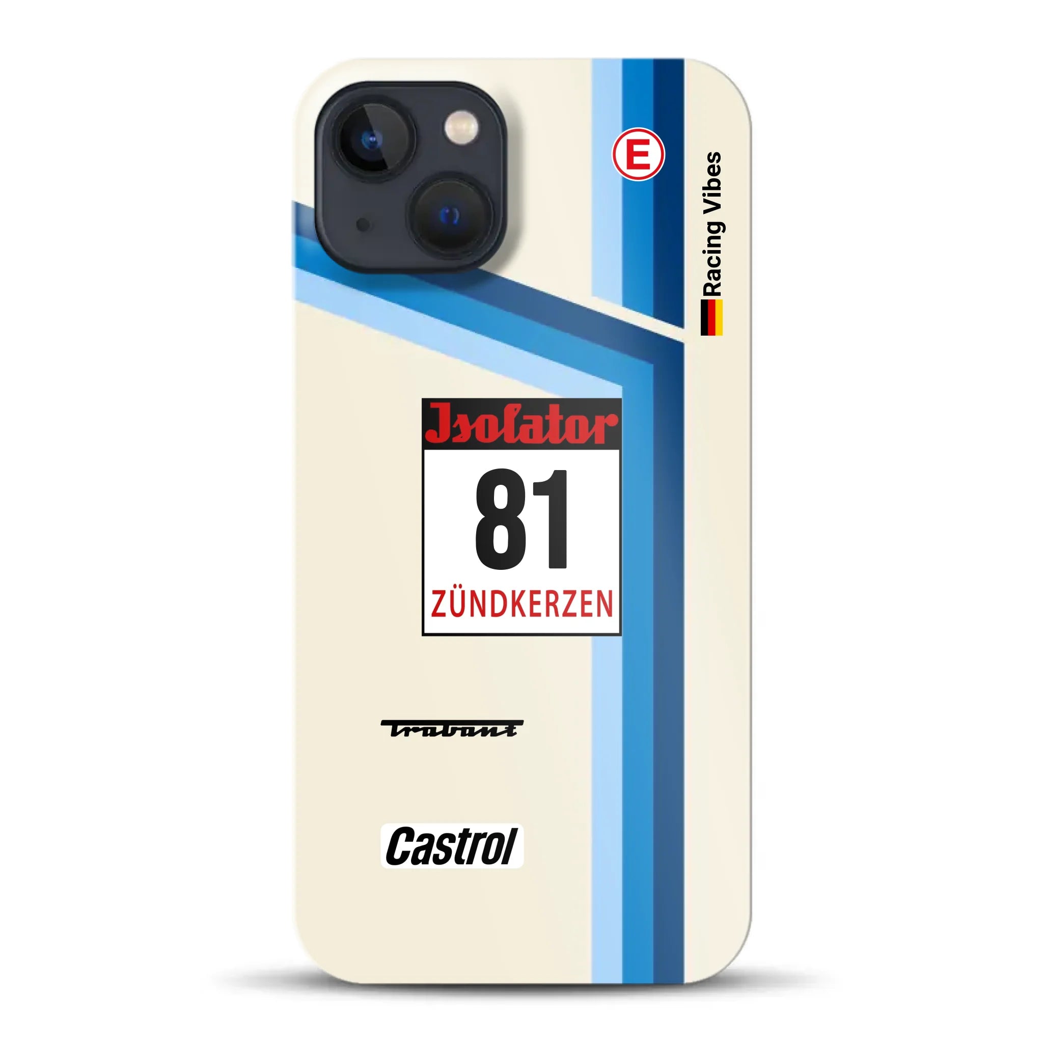 Trabant P800 RS Sachsenring Livery - Custodia rigida per iPhone